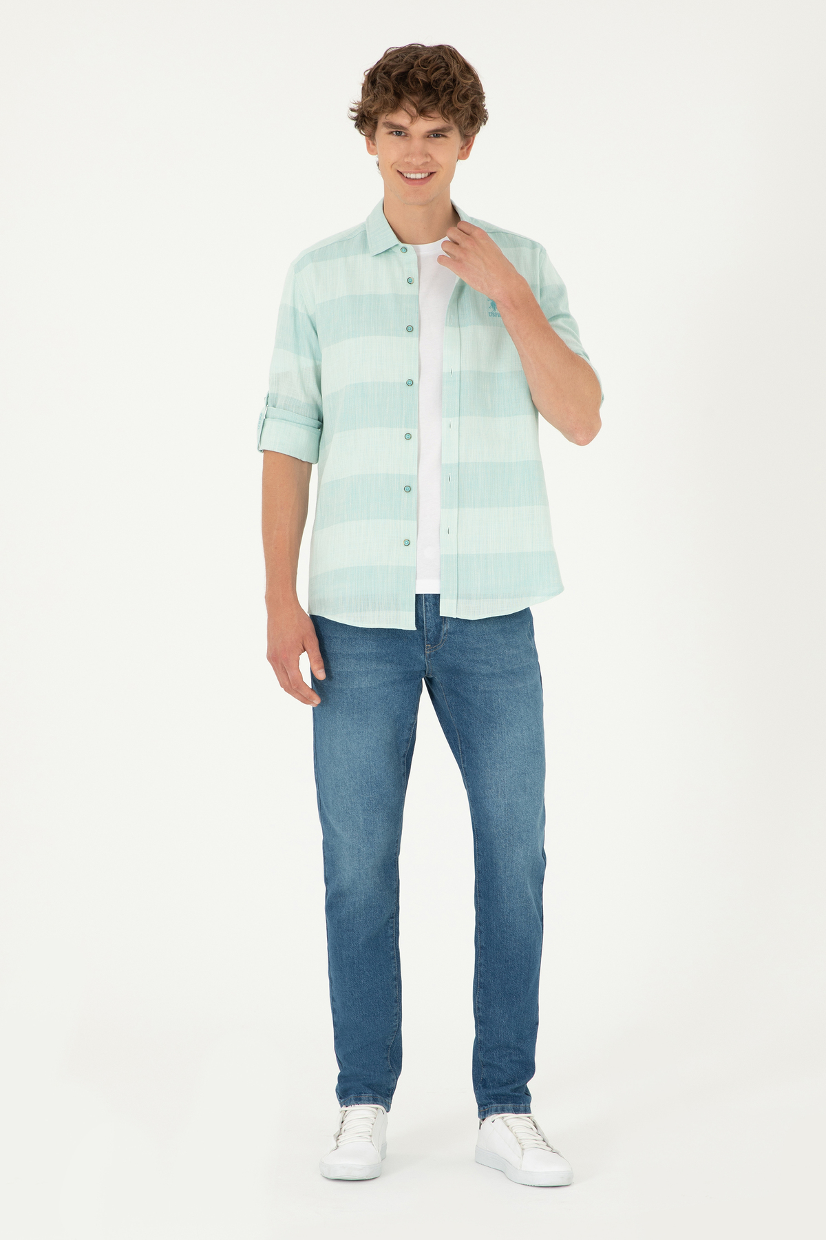 پیراهن مردانه یو اس پولو | 1049844 U.S. Polo Assn. - Image 4