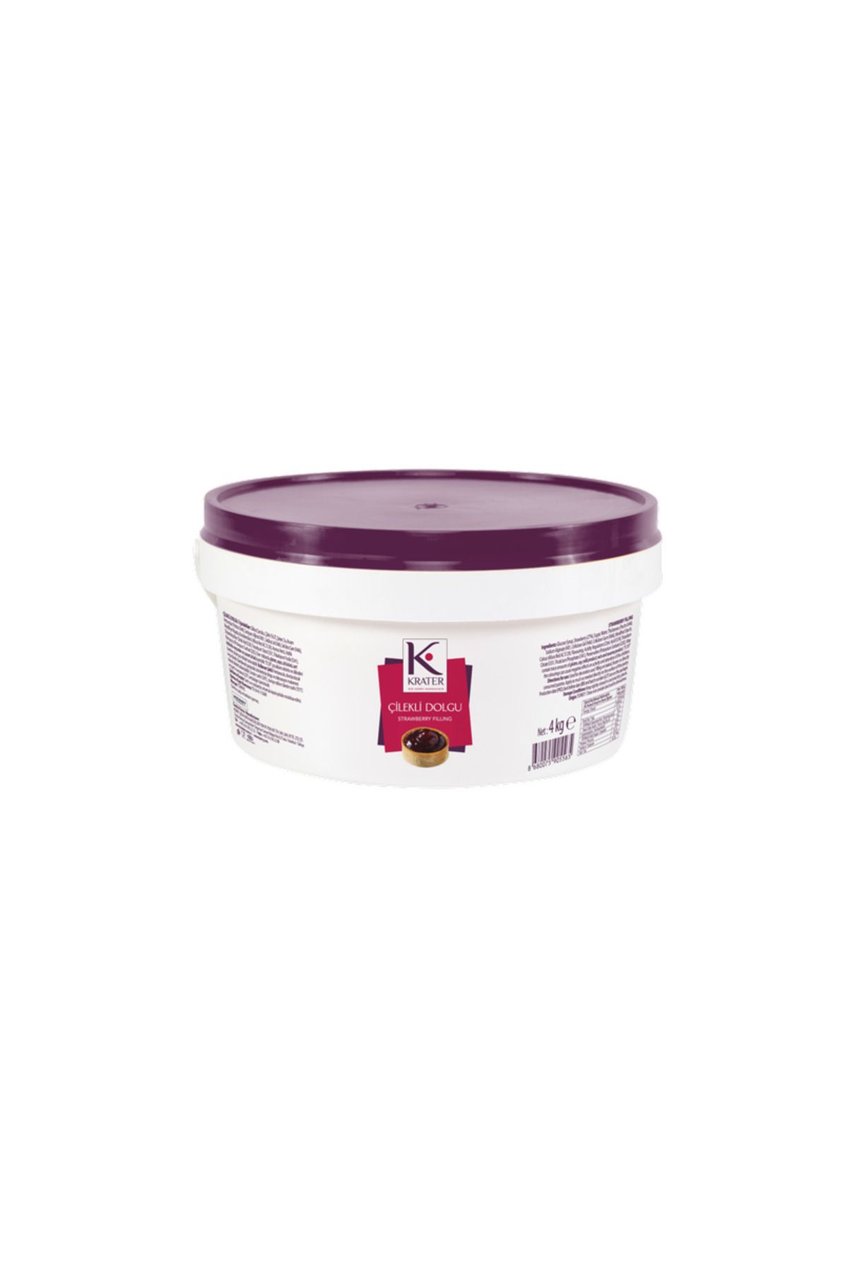 Krater Çilek (Parçacıklı) Dolgusu 4 Kg