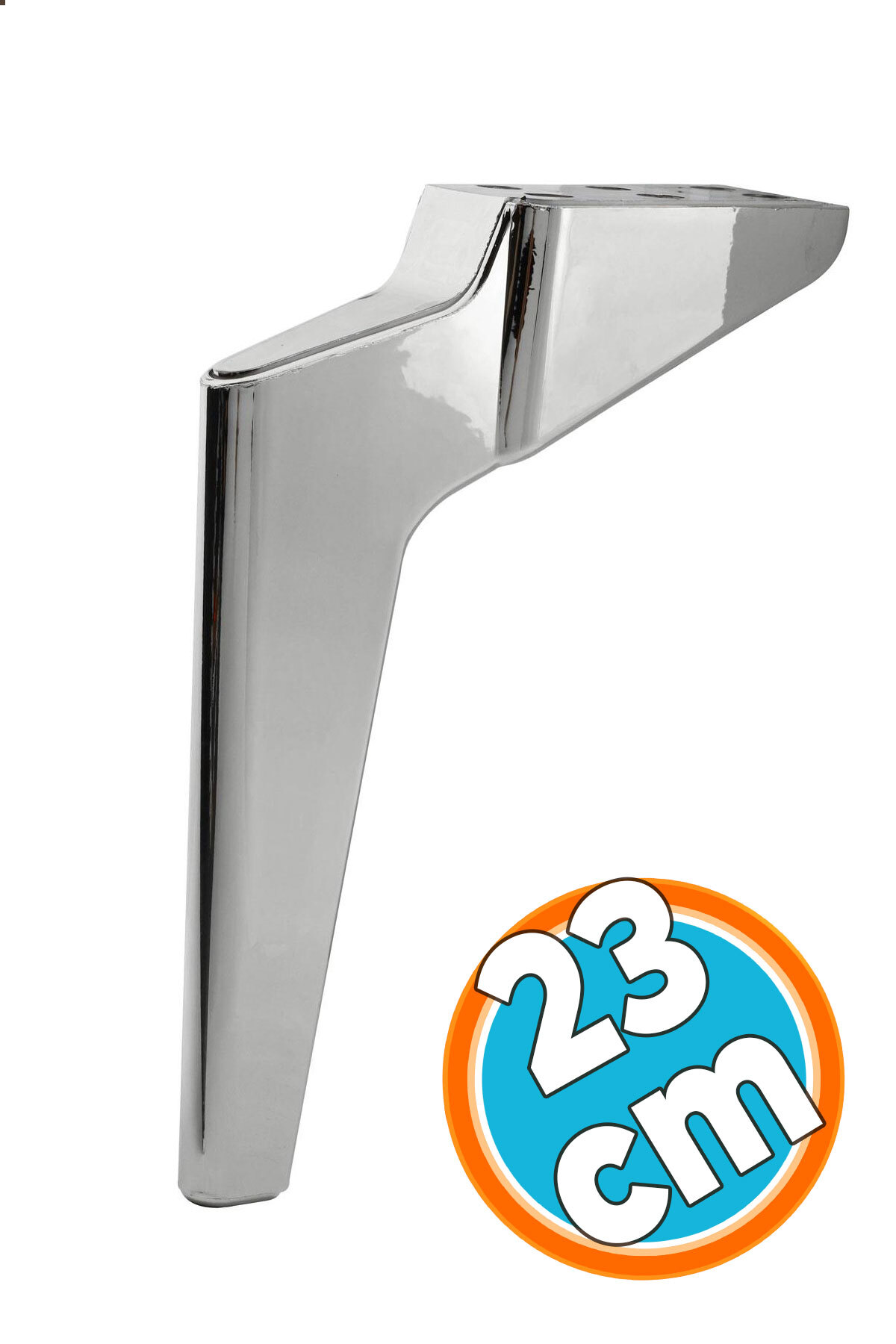 NZB Mobilya Yükseltici Kanepe Sehpa TV Ünitesi Koltuk Ayağı 23 cm Krom Baza Ayak