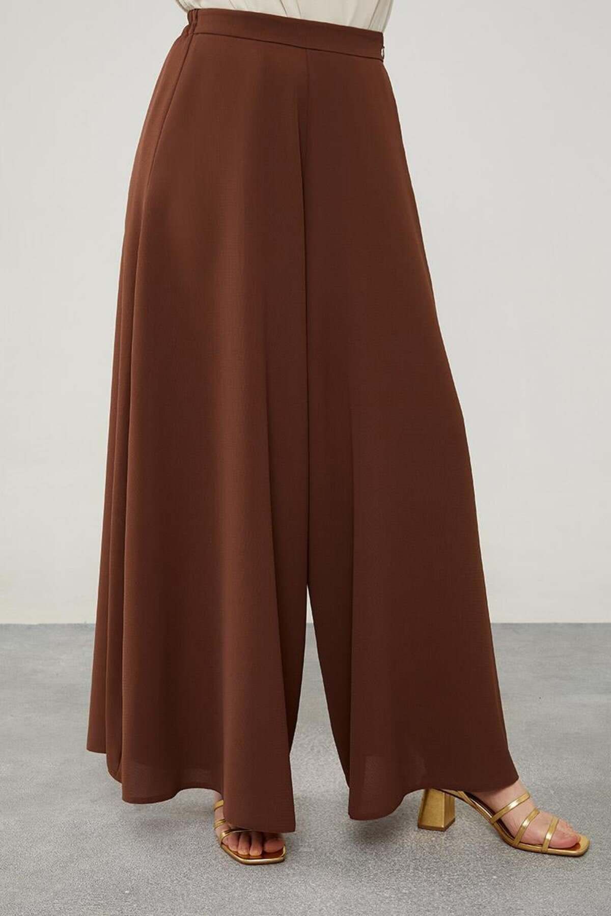 Levidor-- Asymmetrical Cut Floral Detailed Pants Double Suit 5