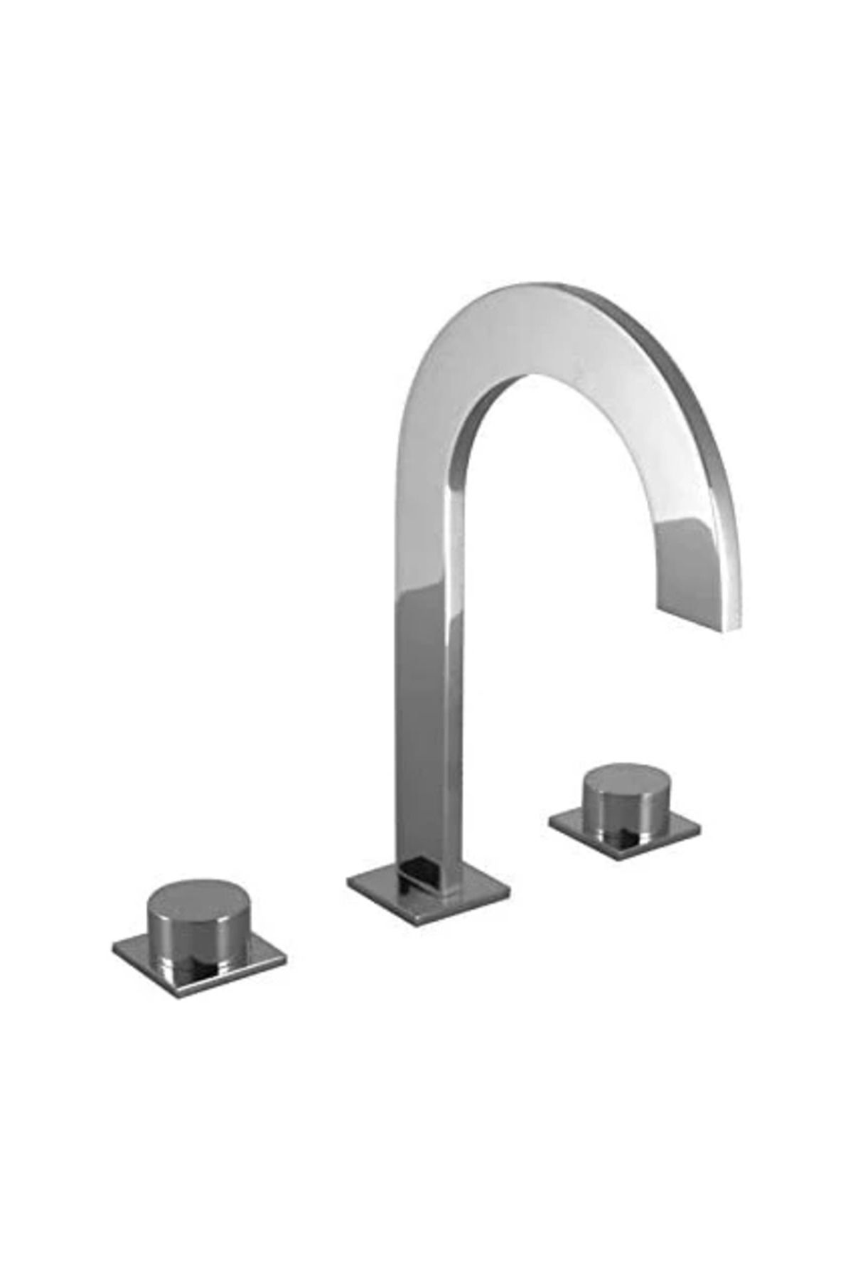 Bicycle-Noken Giro 3 - Chrome Colored 3 Hole Built-In Sink Faucet 1