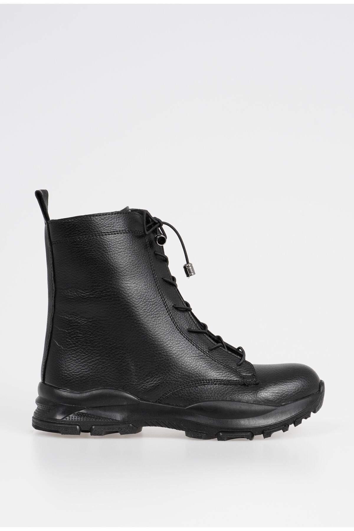 CZ London-Damen-Winterstiefel zum Schnüren aus echtem Leder mit rutschfester Sohle 6