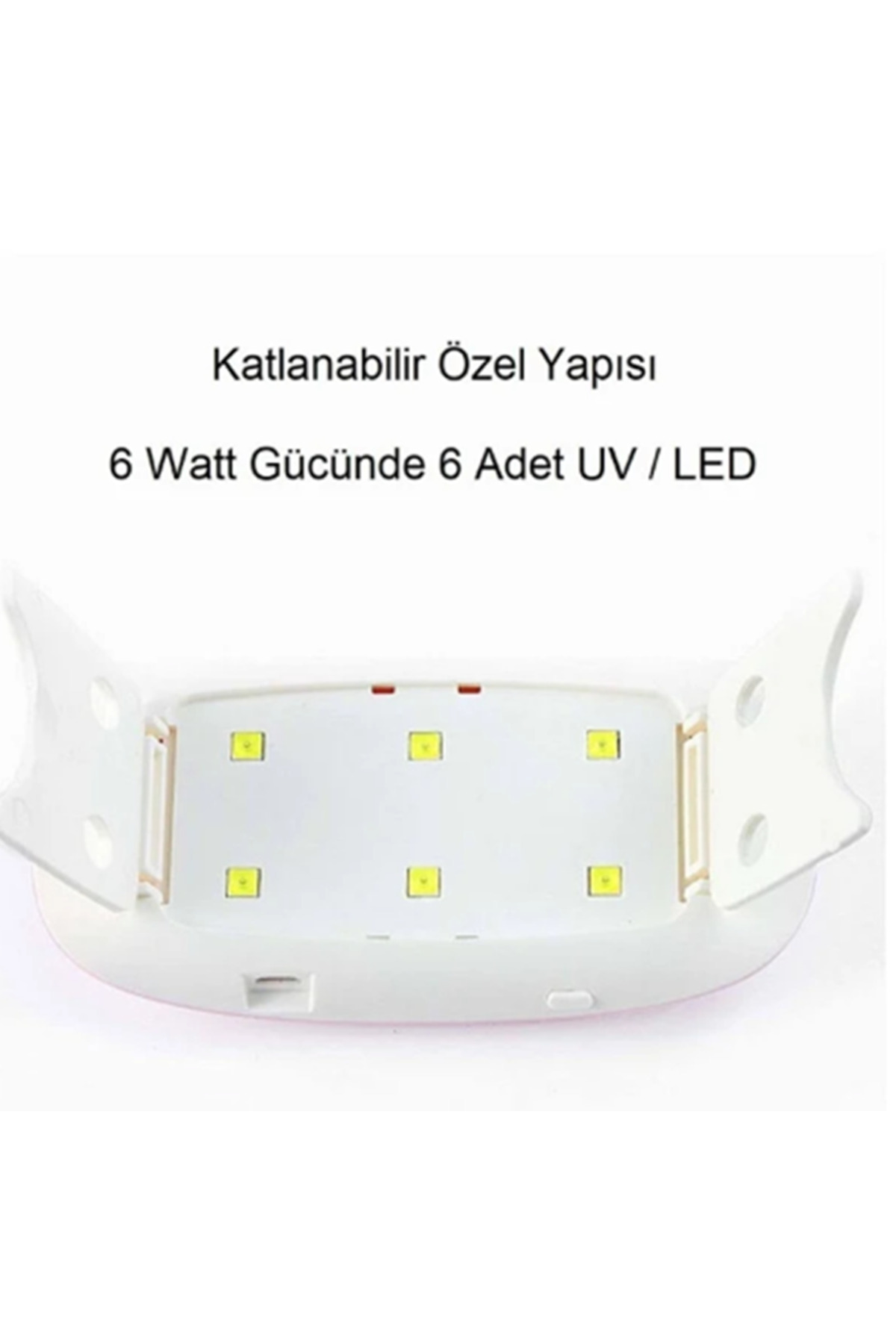 Seyahat Tipi Mini Tırnak Oje Kurutucu- USB UV Led Mor Işık-Protez Tırnak Kurutma Makinesi — RE-SUNmini Oje Kurutucu — تصویر 6 از 7