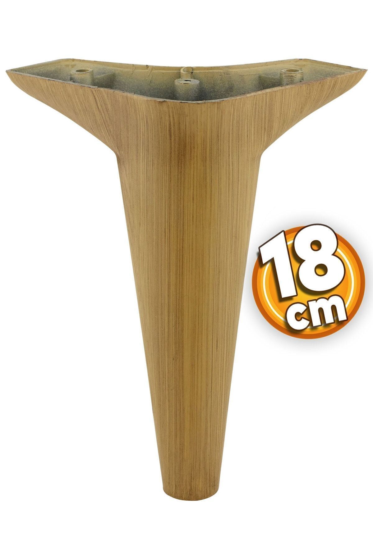 Badem10 Aspen Lüks Mobilya Kanepe Koltuk Tv Ünitesi Konsol Yükseltici Ayağı Ayakları 18 Cm Kahverengi