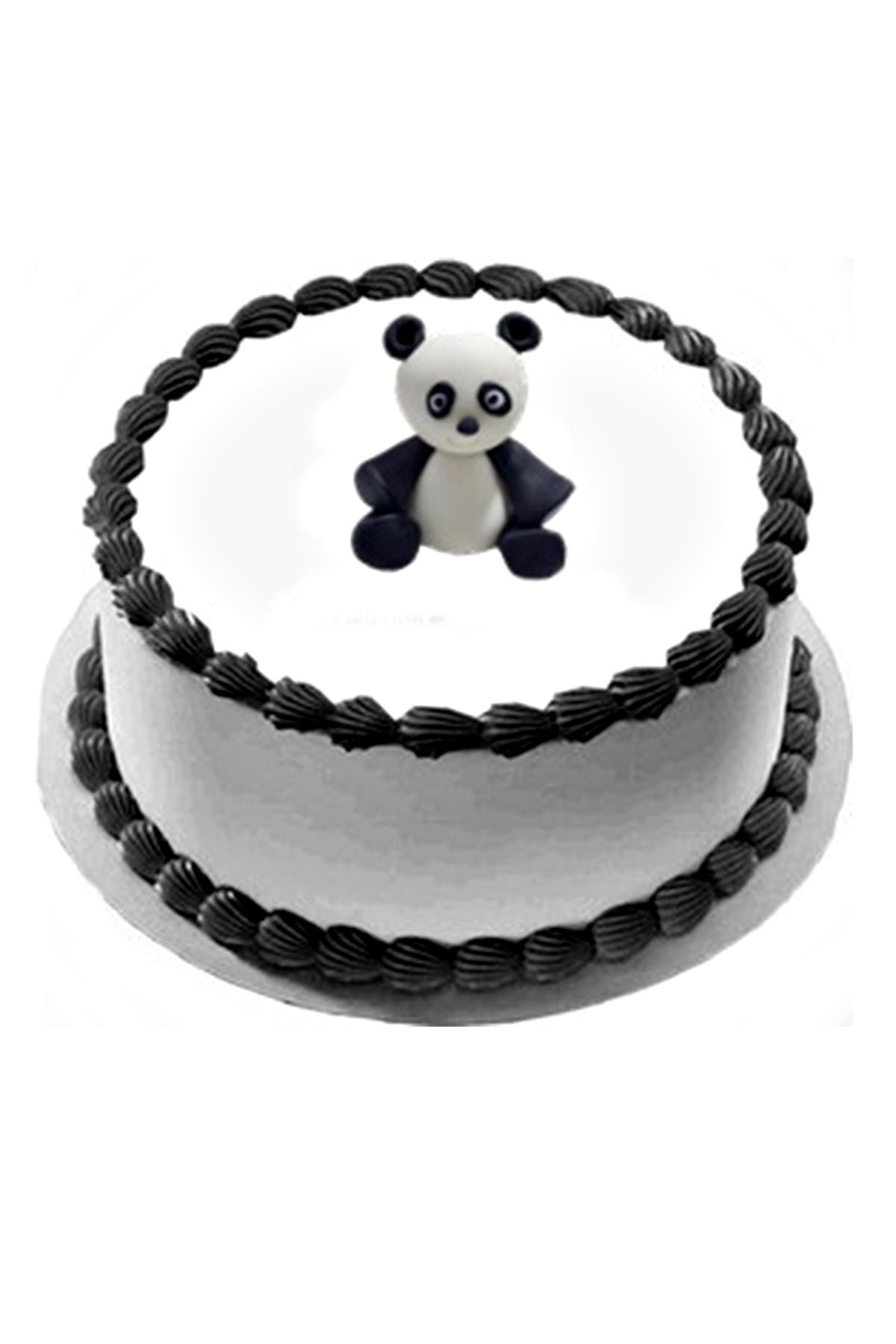 Pasta9 Şeker Hamurundan Pasta Tamamlayıcı Figür Panda Figürü
