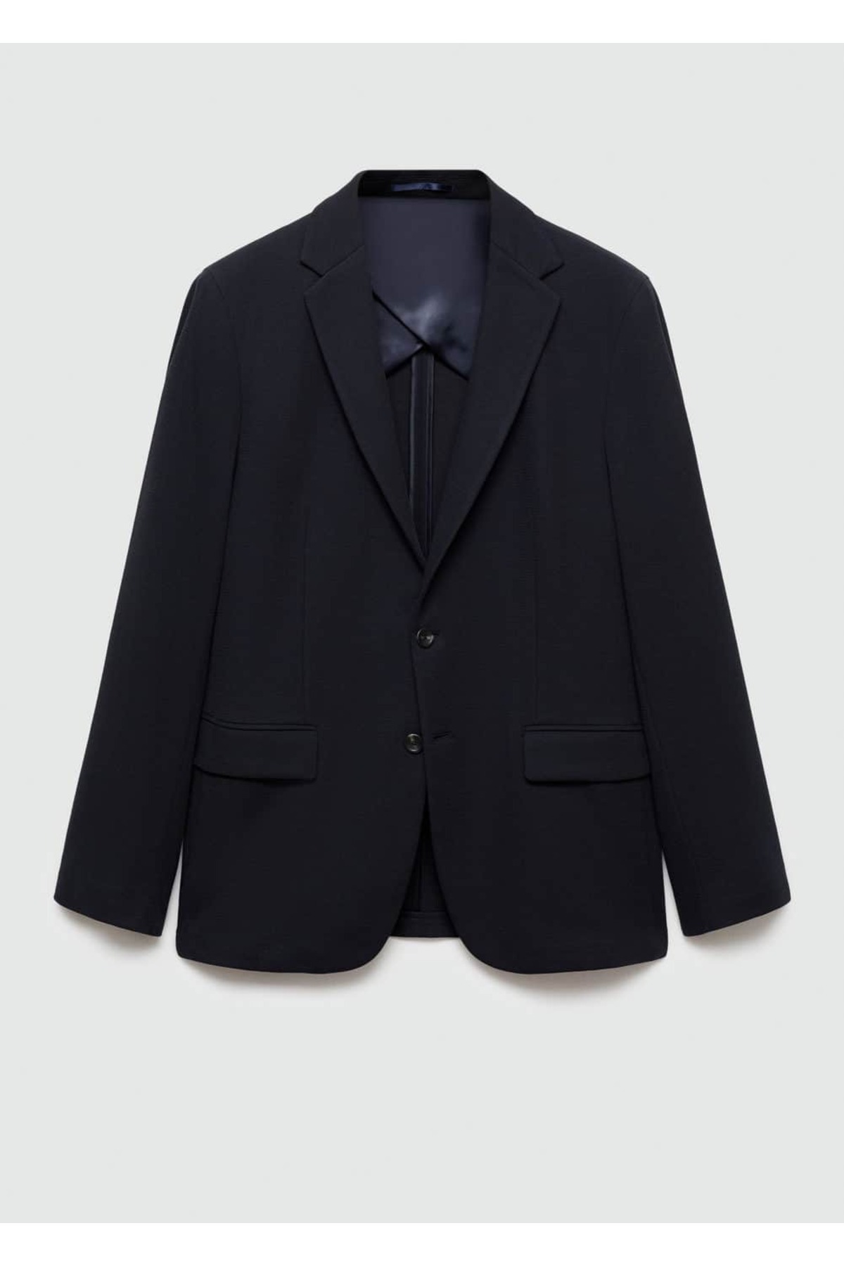 ژاکت مردانه آبی سرمه ای منگو | 77055970 اورجینال - تصویر 3