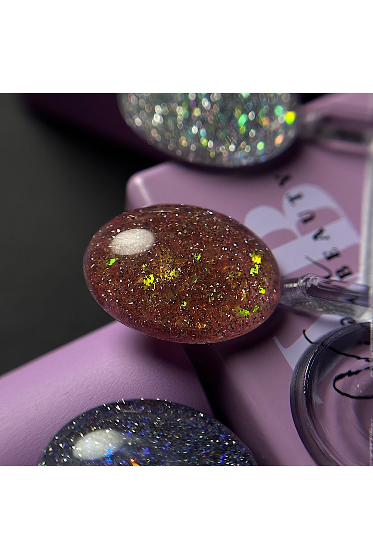DISCO YUKI Series 13 ml - لاک دائمی انعکاسی فلاش VIOLA BEAUTY