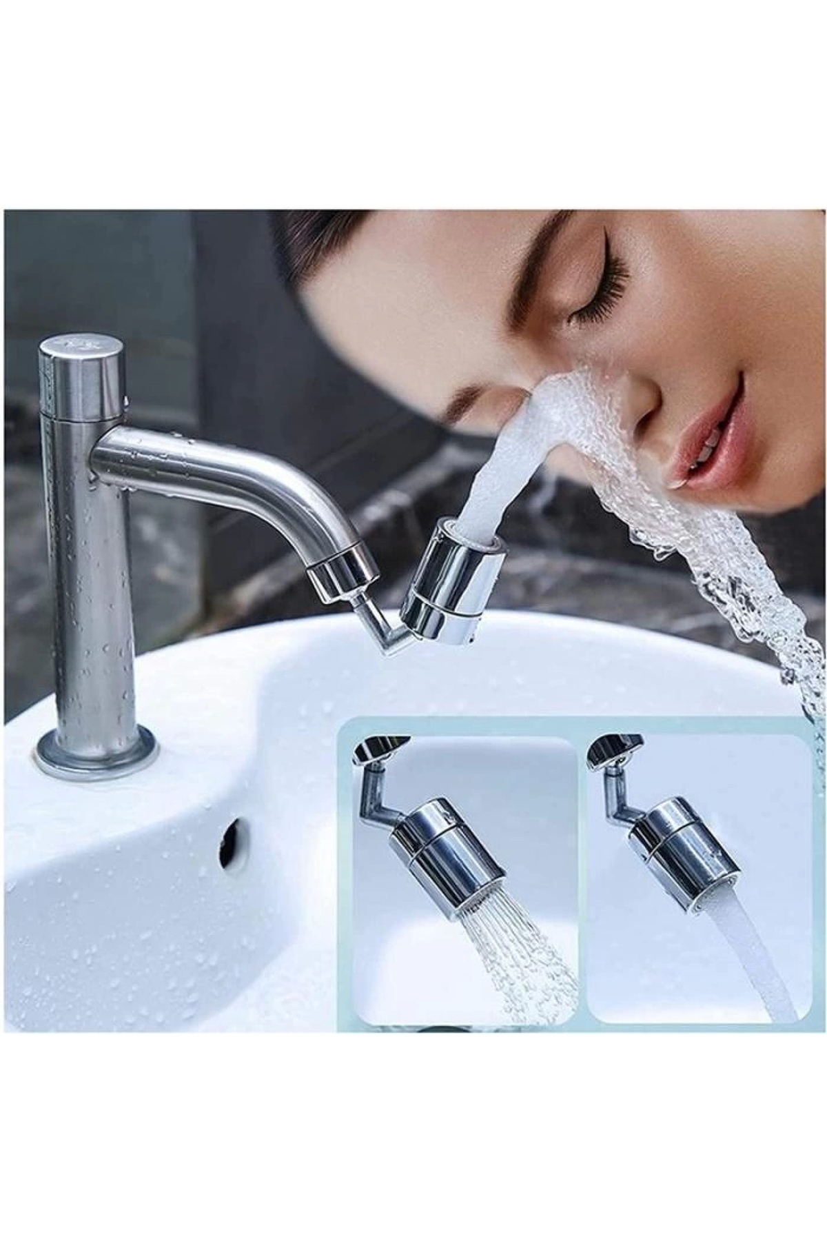 Egonex 720 Derece Oynar Tasarruflu Musluk Ucu