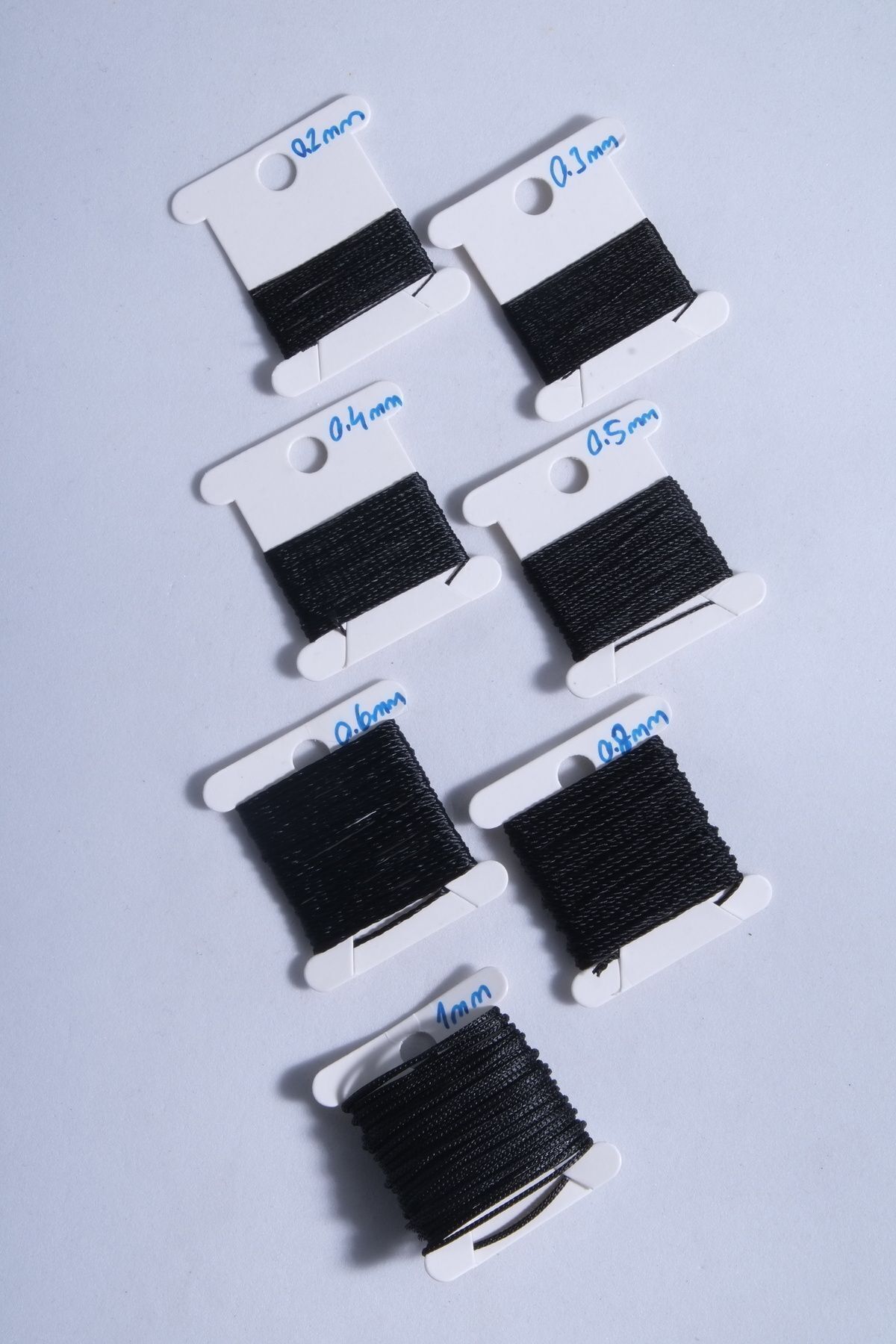 3 Metre 7 Ölçü Tesbih Ipi Kolye Takı Ipi Seti 0.2 Mm 0.3 Mm 0.4 Mm 0.5 Mm 0.6 Mm 0.8 Mm 1 Mm