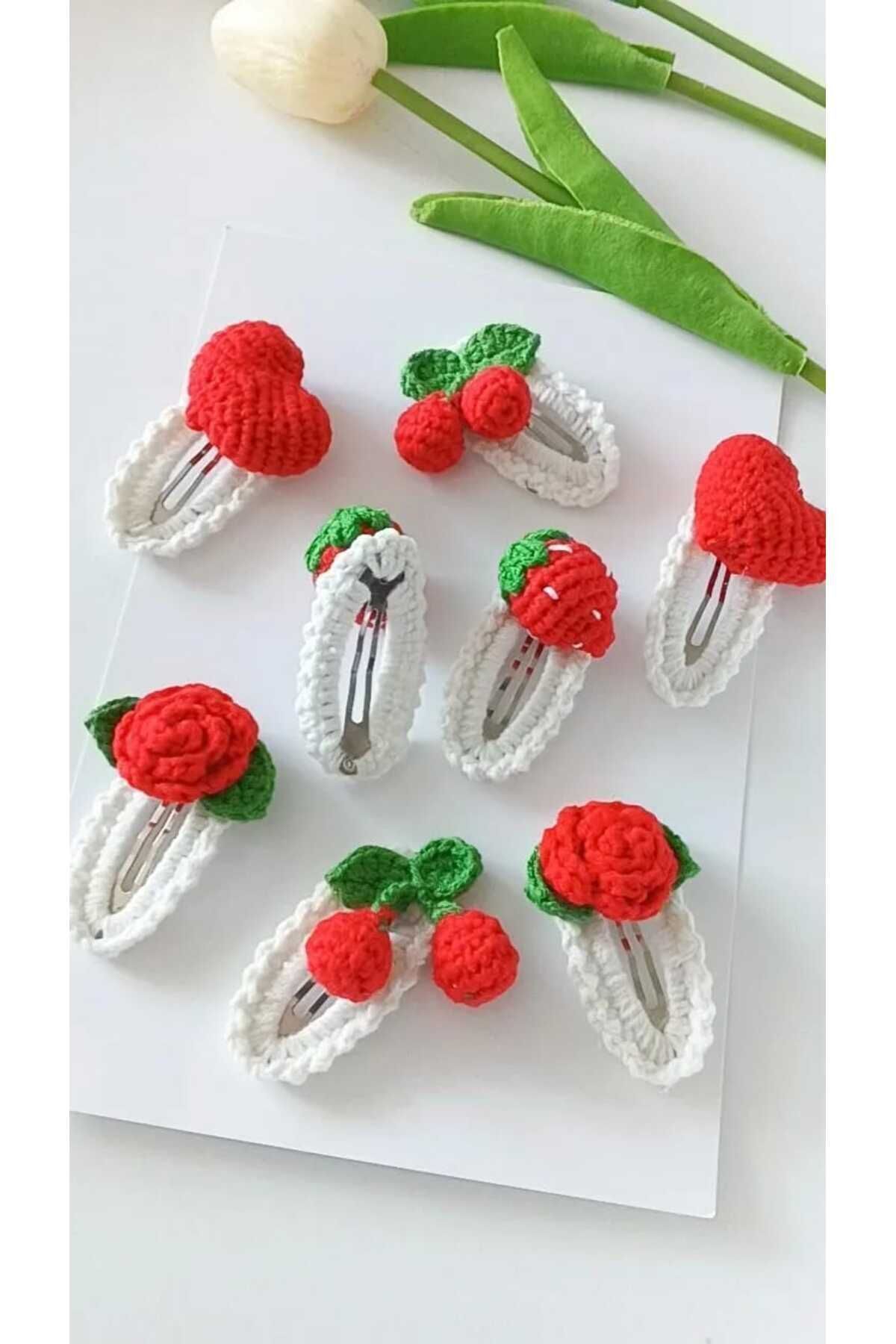 Kadın Girişimciler Atölyesi-Kırmızılım Handmade Buckle Set - 8 Snaps 4