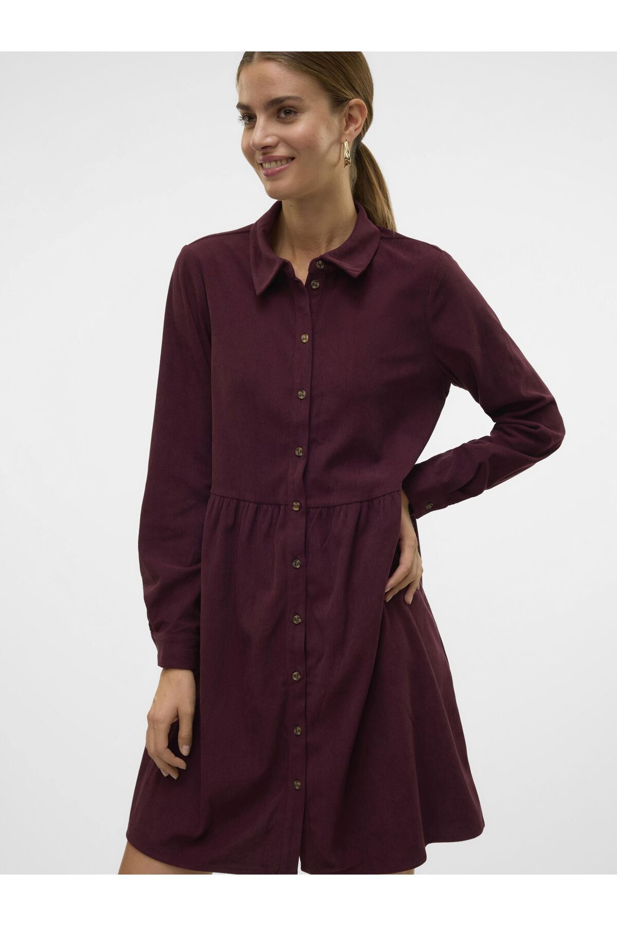 Vero Moda-Kleid Vmvilja Samtkleid 4