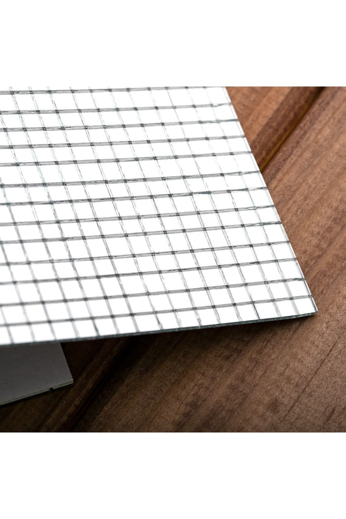 Kendinden Yapışkanlı Buton Ayna 10x10 Mm Gümüş Renk