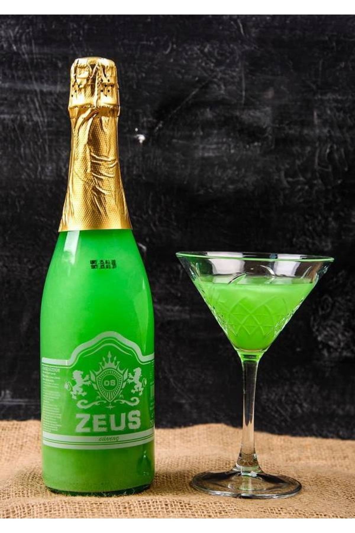 OS ZEUS Simli Alkolsuz Şampanya Lime Nane Aromalı Içecek (alkolsüz Şampanya)