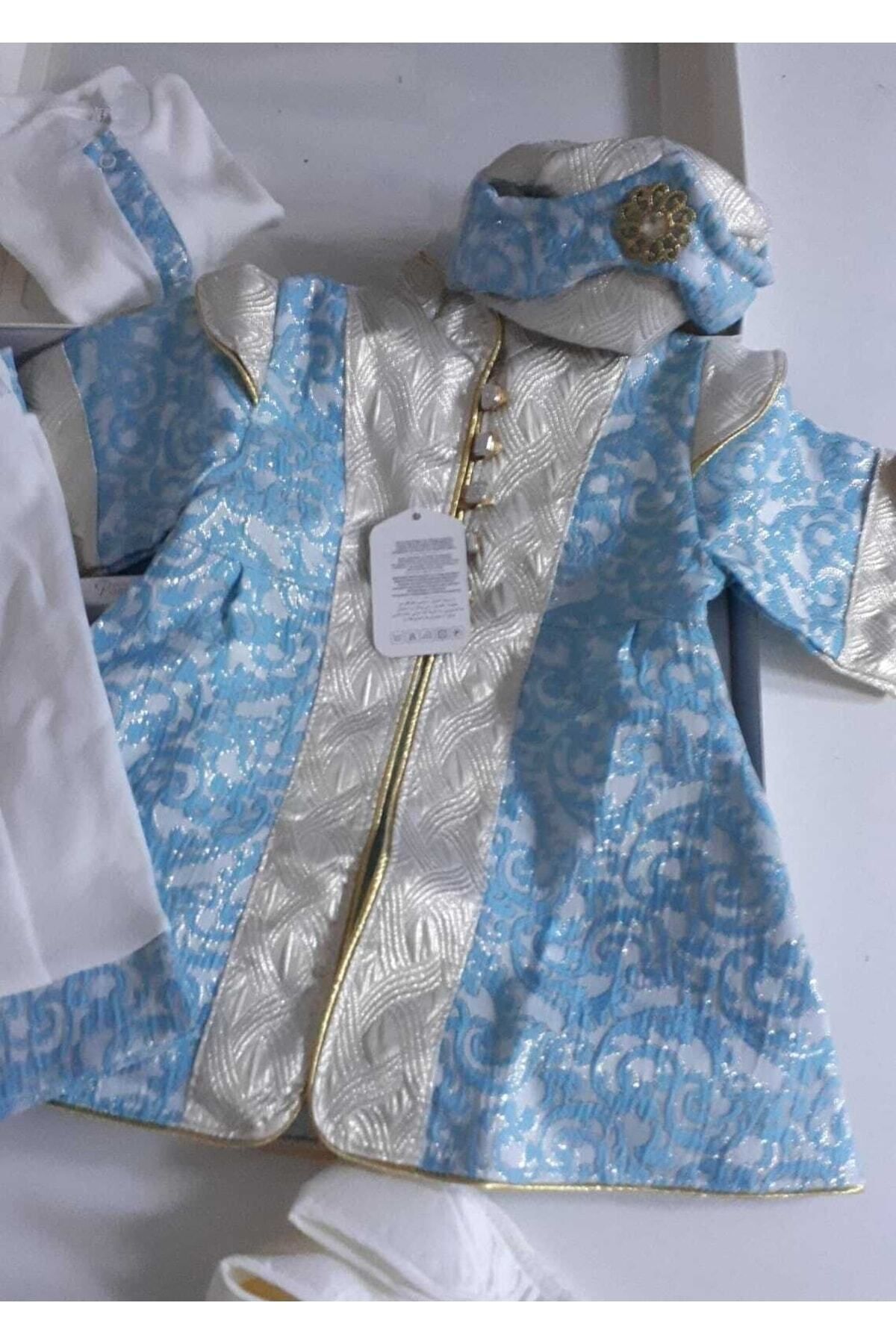 biyan collection Erkek Bebek Mevlütlük Şehzade Sünnetlik Mevlüt Sünnet Kıyafeti Erkek Çocuk Hediye Bebek Hediyelik fotoğrafı 2 (önizleme)