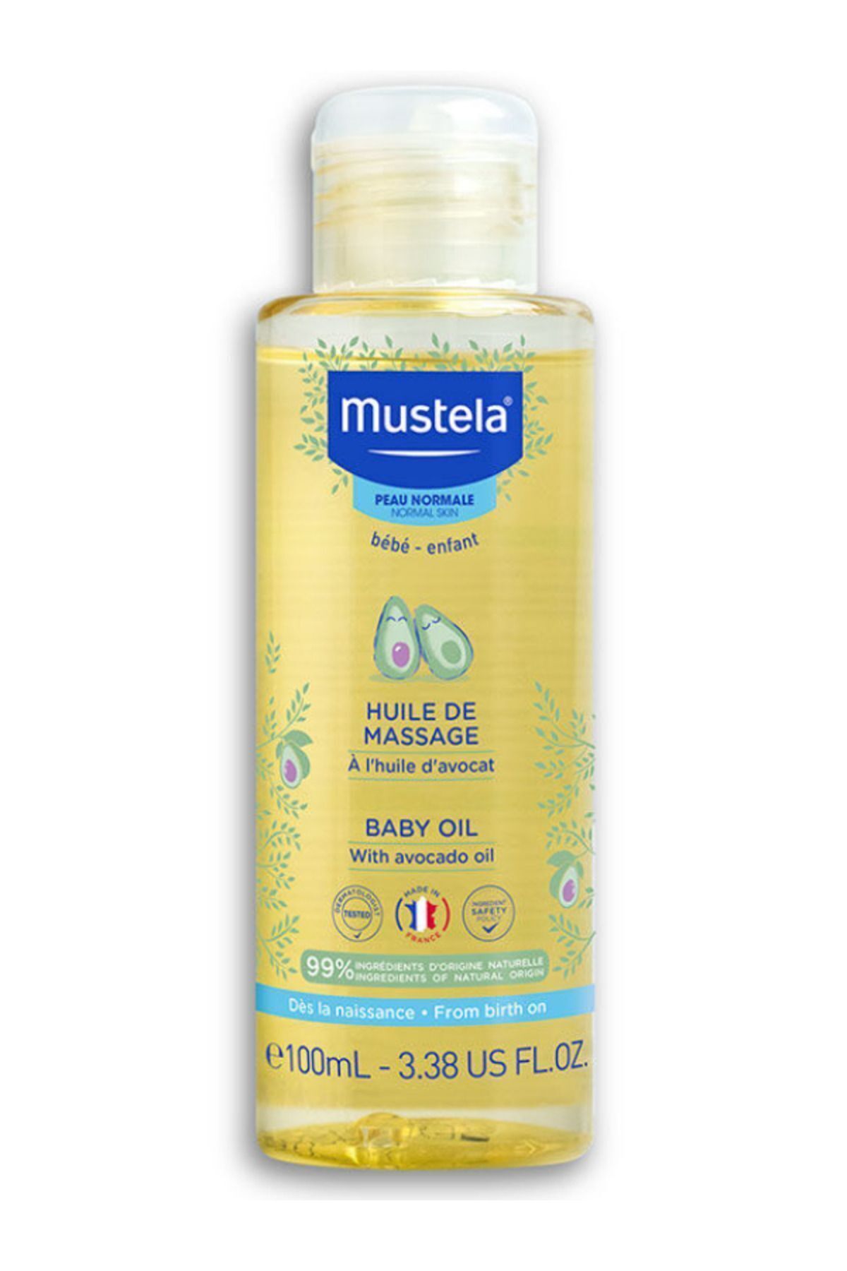 Mustela (4'lü) Bebek bakım seti-Bebek Yağı 100ml-500ml şampuan-300ml vücut losyonu-50ml pişik önleyici Krem fotoğrafı 4 (önizleme)