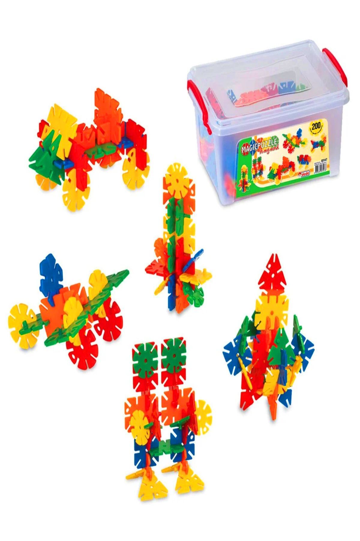 AVDA Magic Puzzle Blok Box Lego Inşa Yapı Bloklar 200 Parça Fiyatı ...
