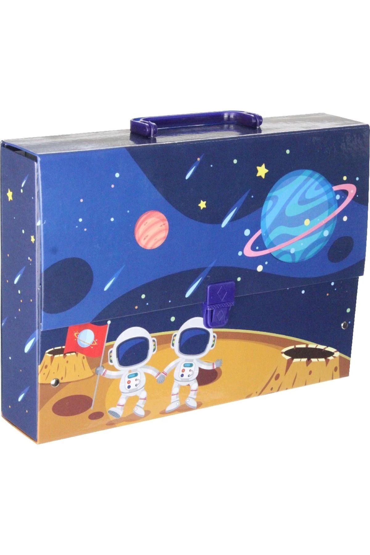 Noki-Noki Patterned - Box Folder with Handle 2