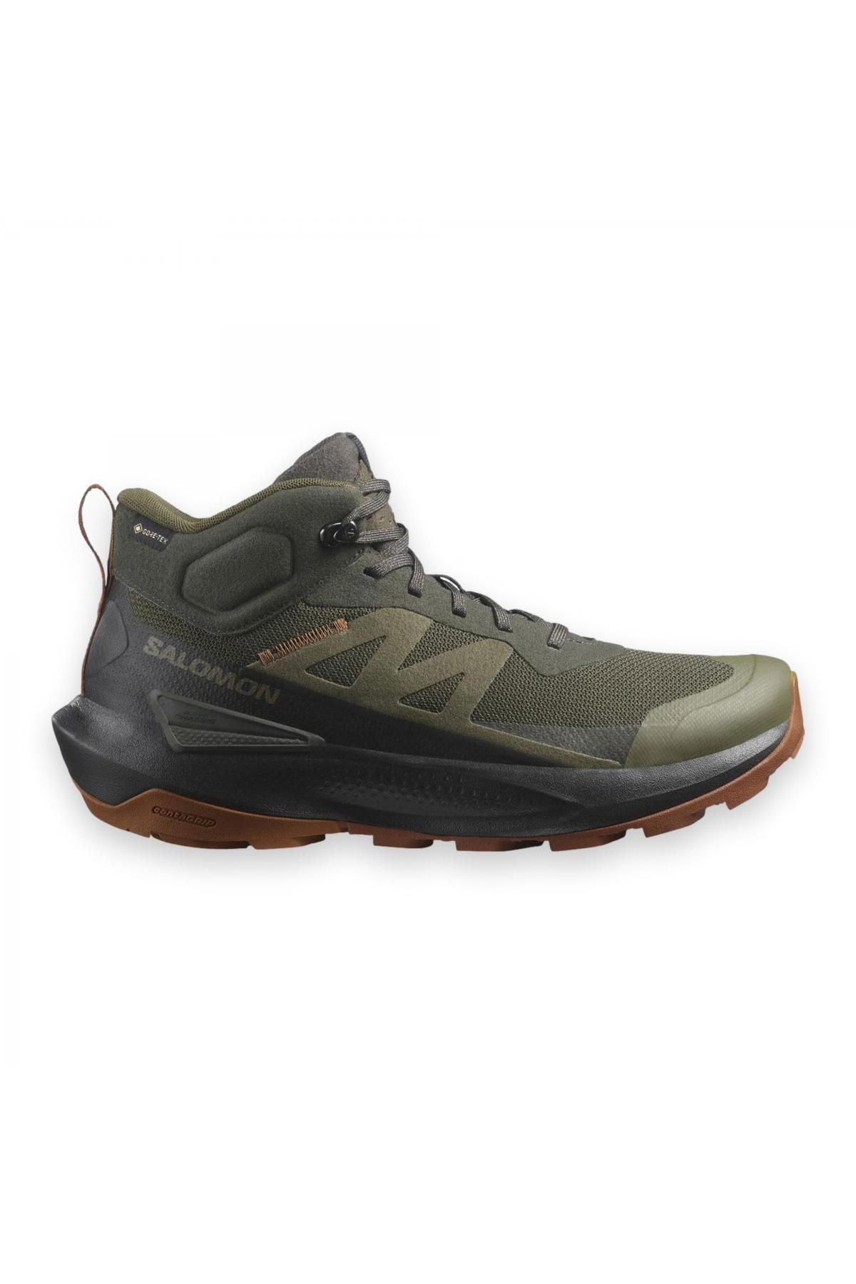 چکمه مردانه خاکی بیرونی 474568 Elixir Activ Mid Gtx Salomon