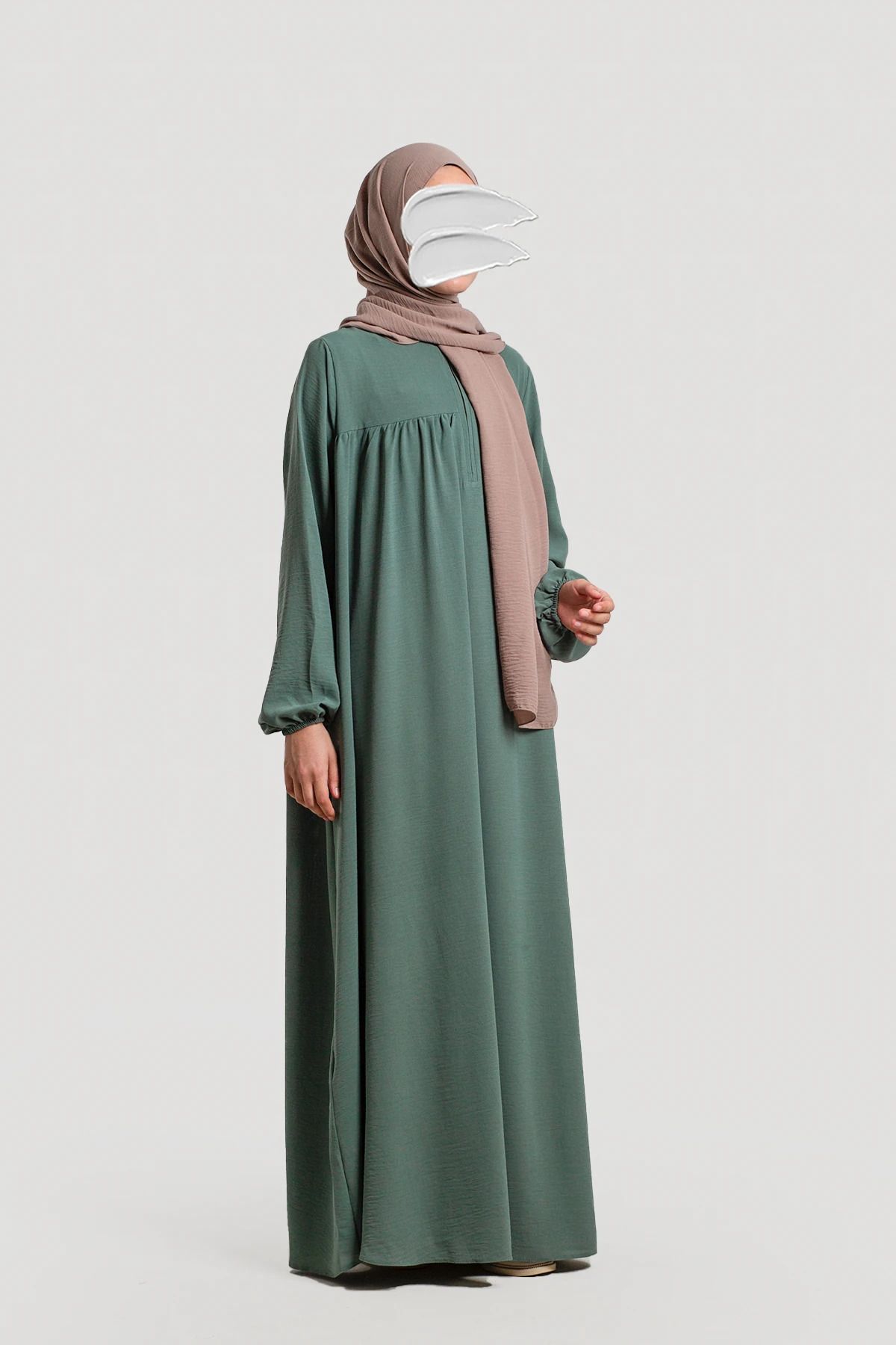 Lemaye-Ayrobin Dress - Aqua Green 6