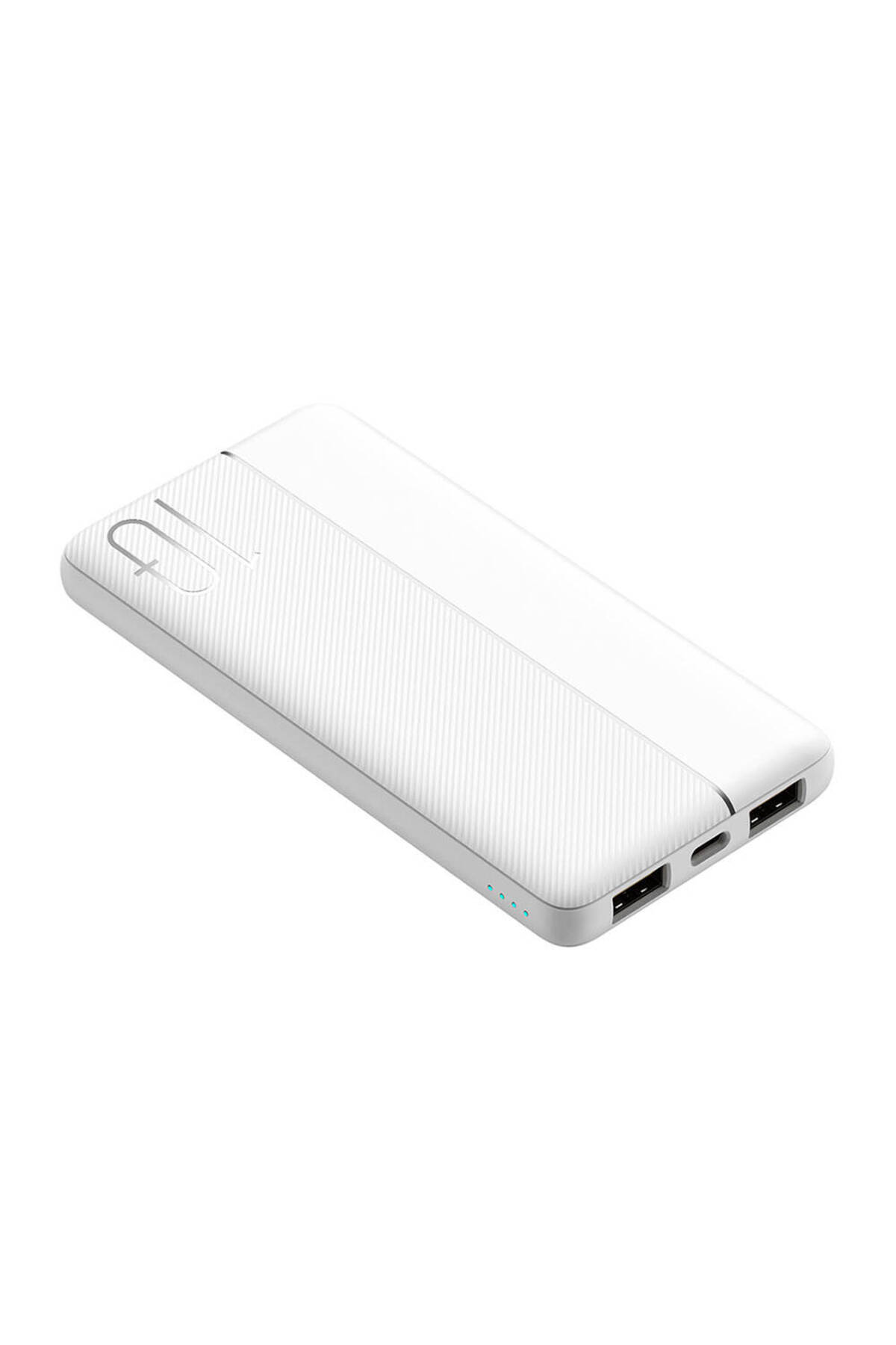 Powerbank 10000mAh Wiwu Wi-P032 Çift USB ve Type-C Portlu PD LED Işık Göstergeli Beyaz 2