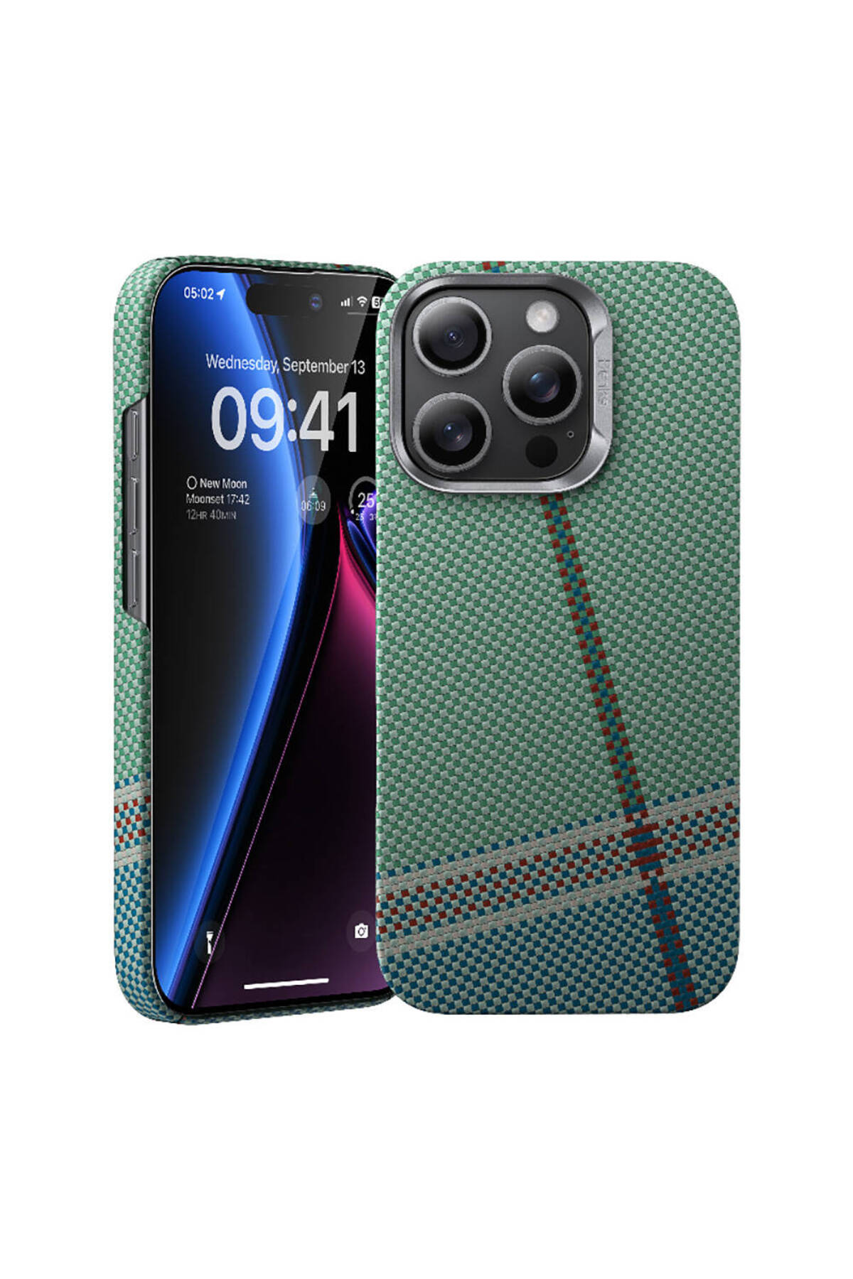 iPhone 16 Pro Max Uyumlu Magsafe Şarj Özellikli Benks Passion Green ArmorAir Kevlar Yeşil