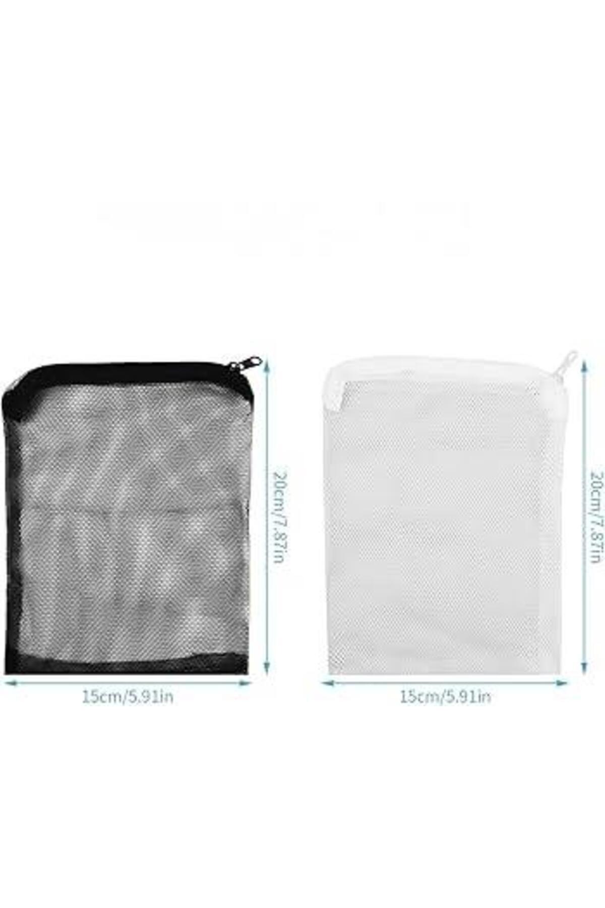 MUTLU AKVARYUM AKVARYUM SUMP FİLESİ FERMUARLI SİYAH 15x20cm X 5 ADET