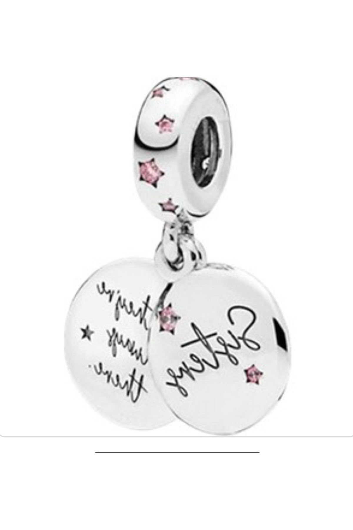 asaf Sisters charm | gümüş kaplama