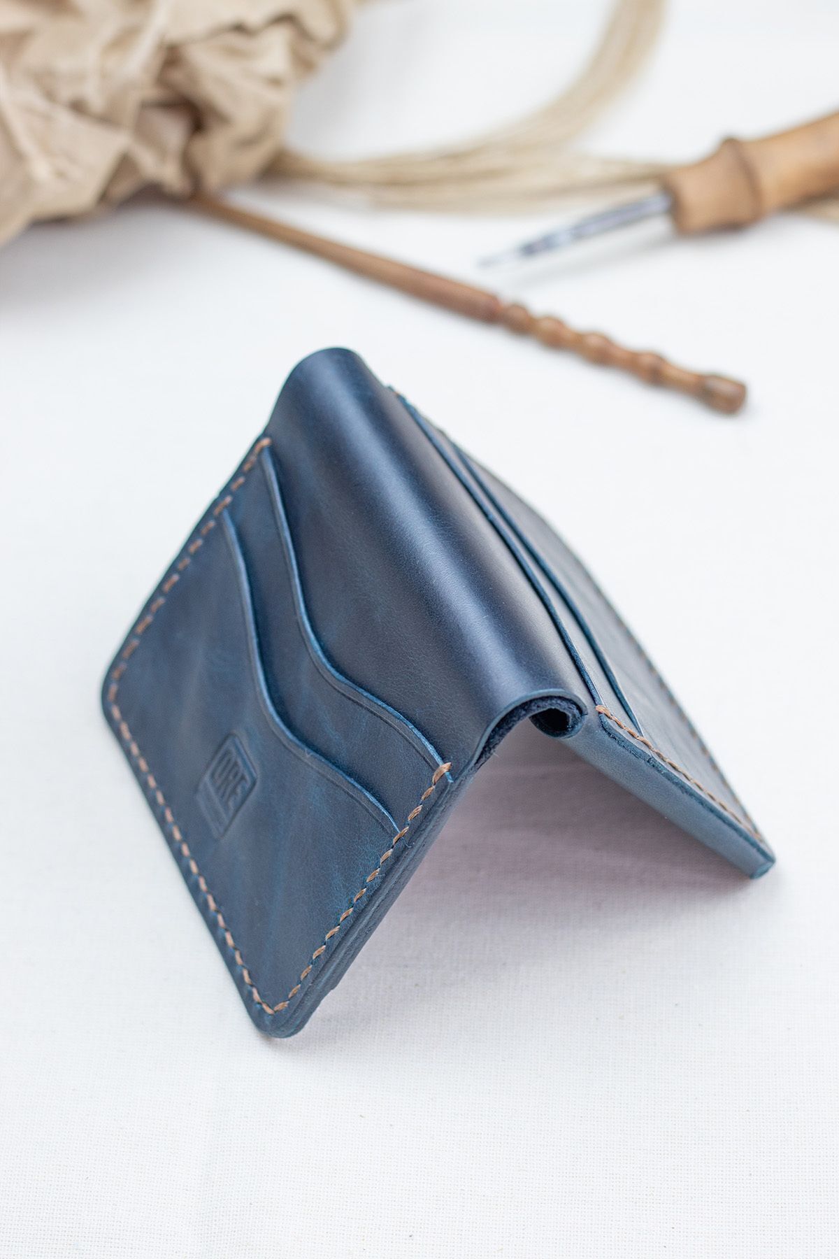 کیف پول مردانه آبی ore premium | CZD001 اورجینال - تصویر 6