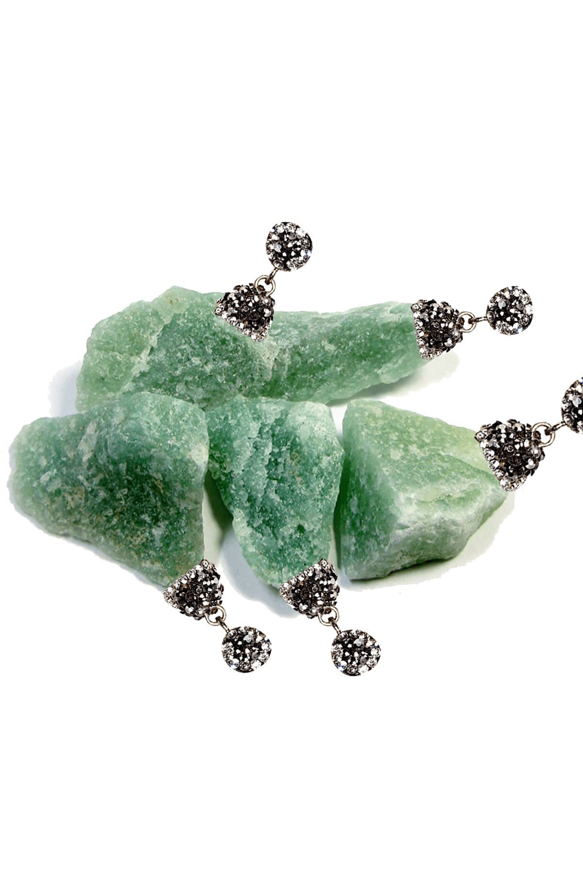 Tesbih Atölyesi-Raw Unprocessed Zircon and Aventurine Stone Necklace - Certified 2