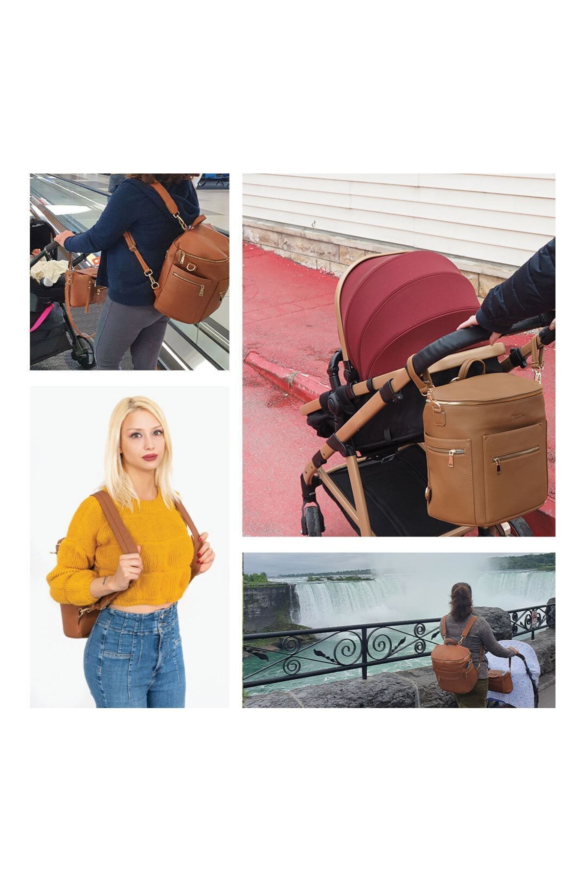 motheric Parenthood Bundle – Anne Bebek Bakım Çantası Set – Bebek Arabası Çantası – Emzik Çantası fotoğrafı 4 (önizleme)