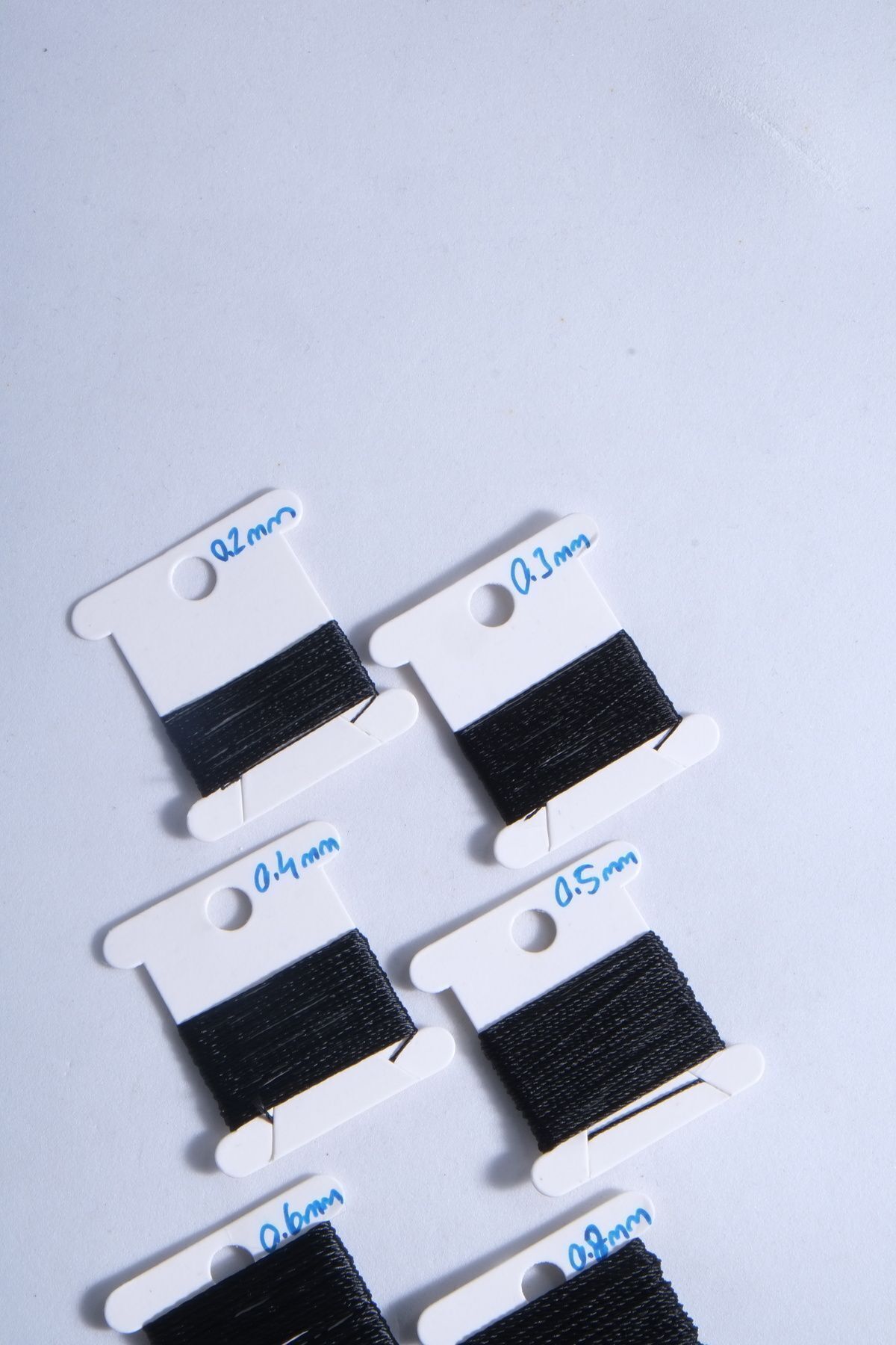 3 Metre 7 Ölçü Tesbih Ipi Kolye Takı Ipi Seti 0.2 Mm 0.3 Mm 0.4 Mm 0.5 Mm 0.6 Mm 0.8 Mm 1 Mm
