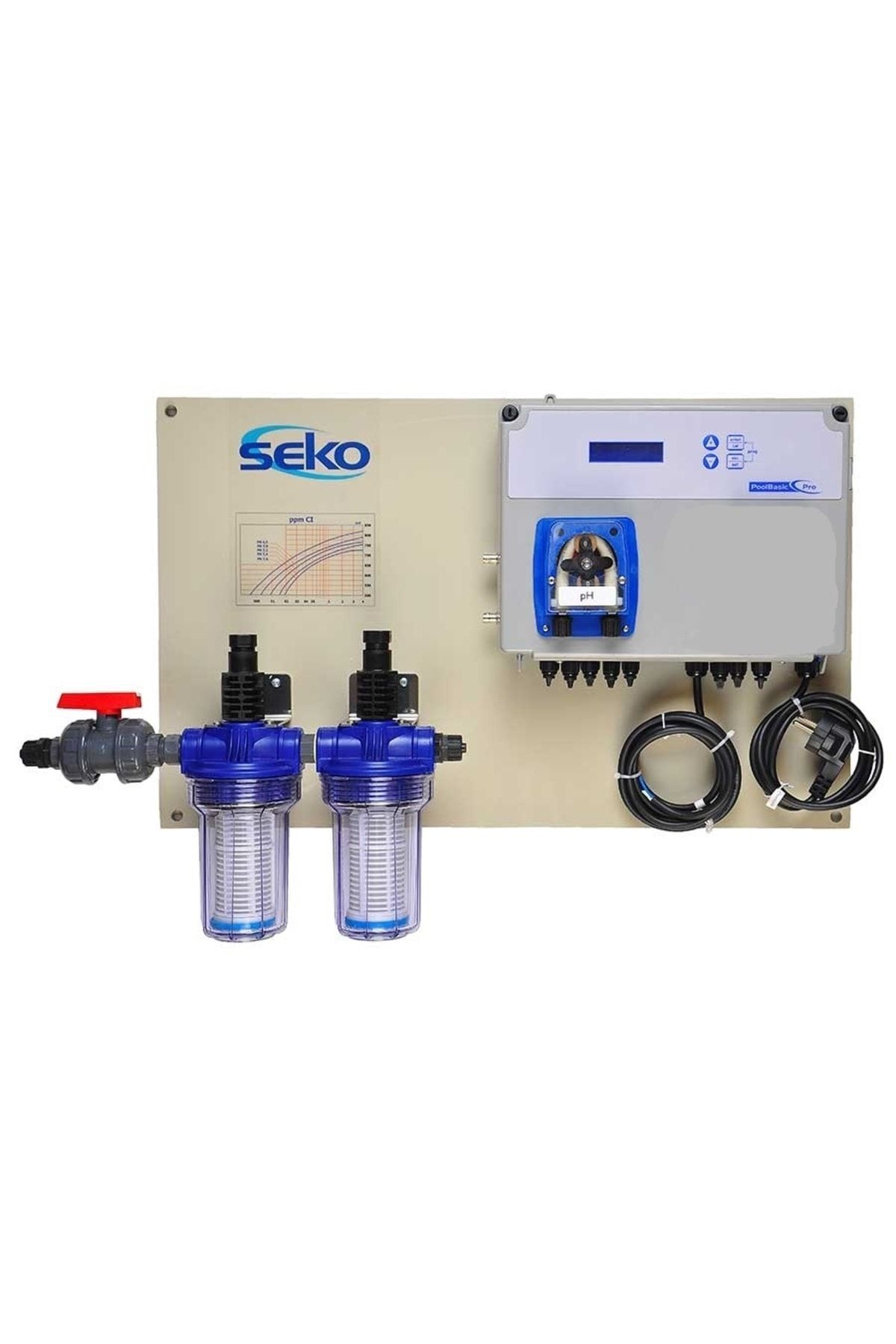 SEKO Basic Elv Tuz Jeneratörü Için Tam Otomatik Kontrol Sistemi 5lt/1,5bar