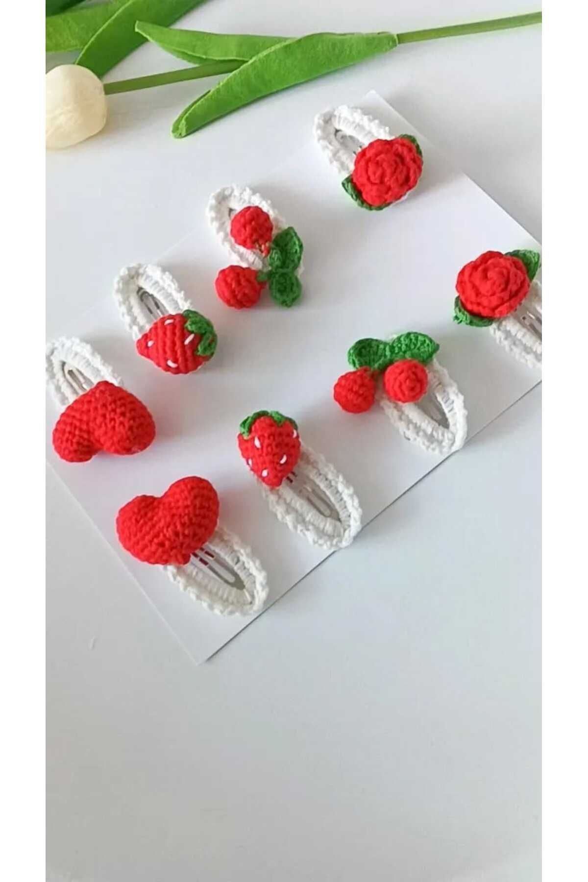 Kadın Girişimciler Atölyesi-Kırmızılım Handmade Buckle Set - 8 Snaps 3