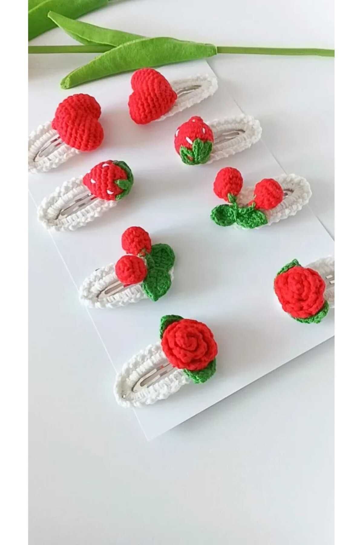 Kadın Girişimciler Atölyesi-Kırmızılım Handmade Buckle Set - 8 Snaps 2