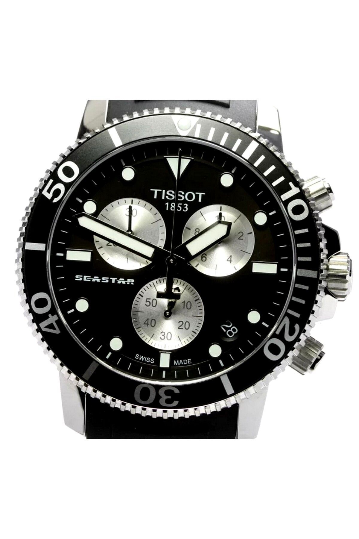 TISSOT-Seastar 1000 Chronograph Men's Wristwatch T120.417.17.051.00 6