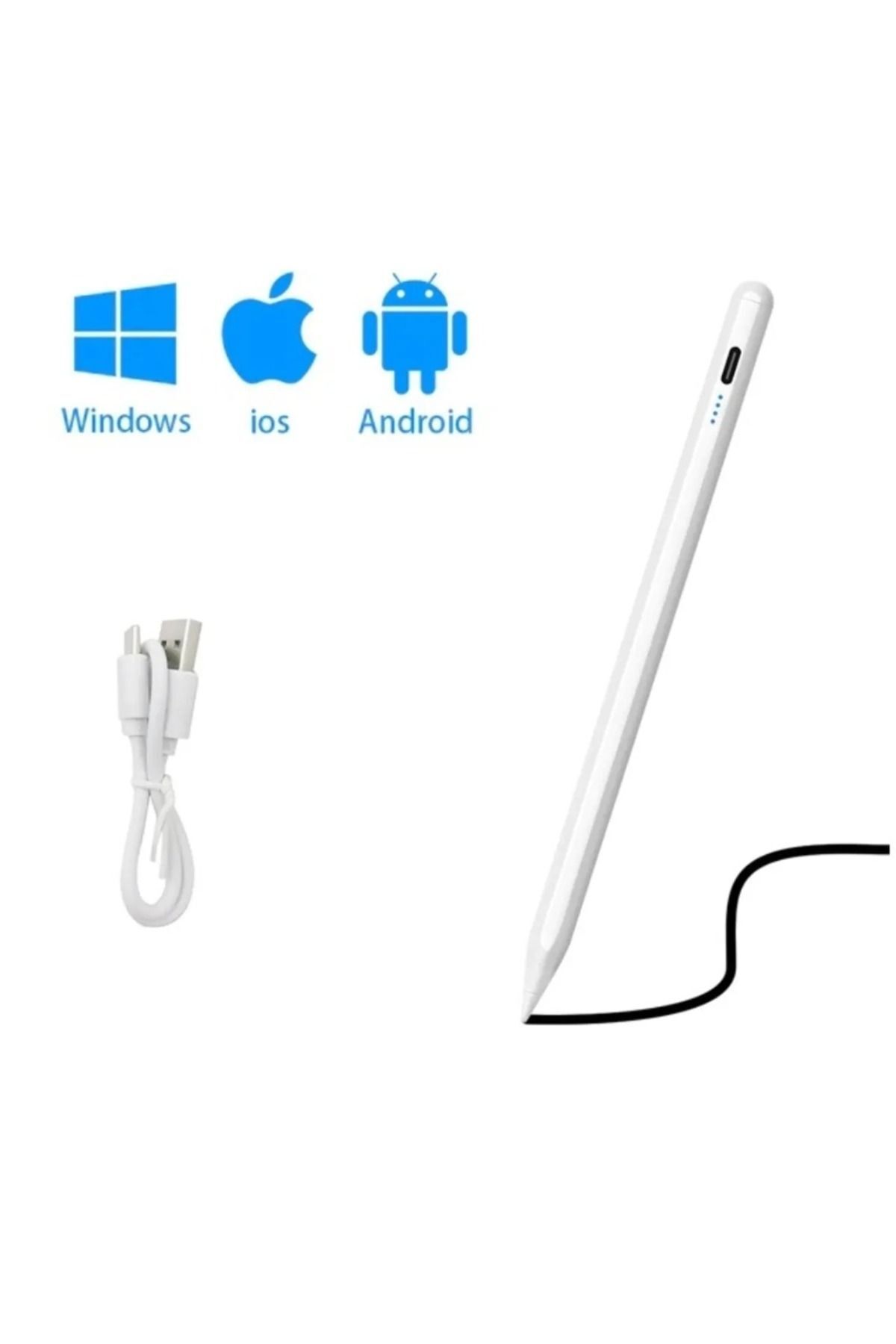 Alfa MEC Stylus Şarj Edilebilen Kalem Tablet-telefon-notebook-macbook Uyumlu Teknik Çizim Pen