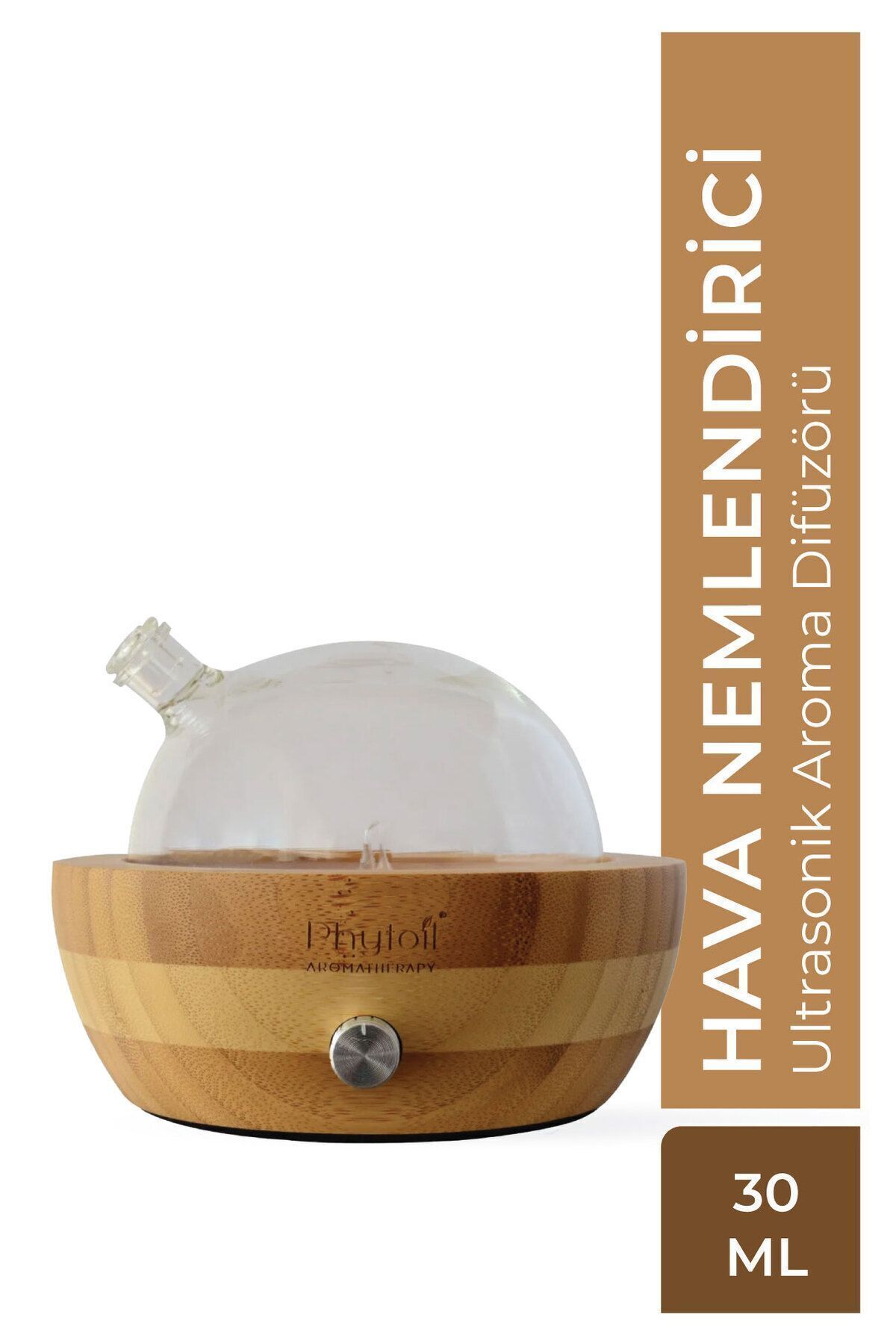 ULTRASONİK AROMA DİFÜZÖRÜ VE HAVA NEMLENDİRİCİ-PHYTOİL OINONE ULTRASONIC AROMA DIFFUSER 30 ml