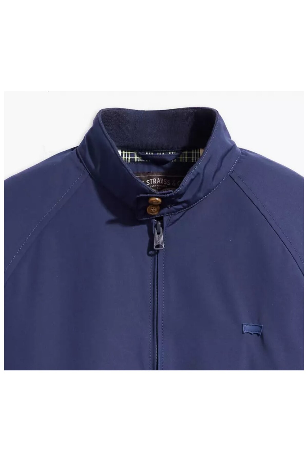 کاپشن لیوایز مردانه پنبه-پلی استر آبی طرح دار راسته Regular/رگولار    بامبر Daily/روزانه | Levi's 7235 TR - تصویر 5