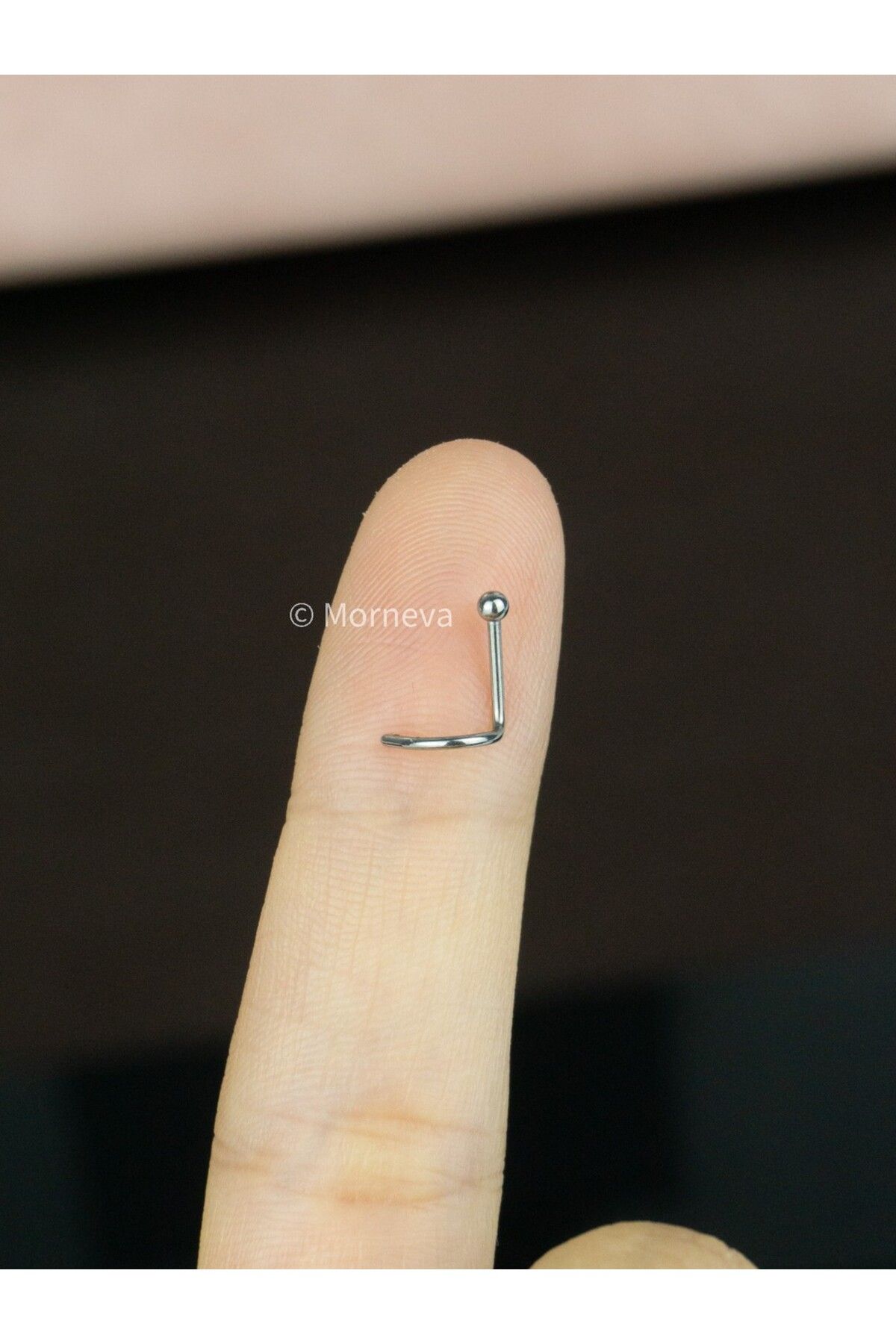 MORNEVA-Titanium Non-Stone Ball - Speed Nose Nostril Piercing 3