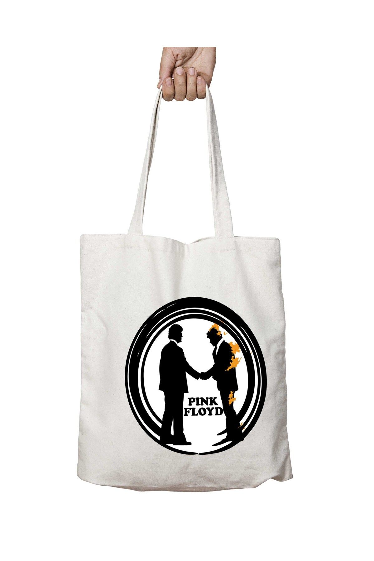 ART HEDİYE Geantă De Umăr Lavabilă Permanentă Pink Floyd Ii Sides - Pentru Școală Și Plajă Unisex - One Size