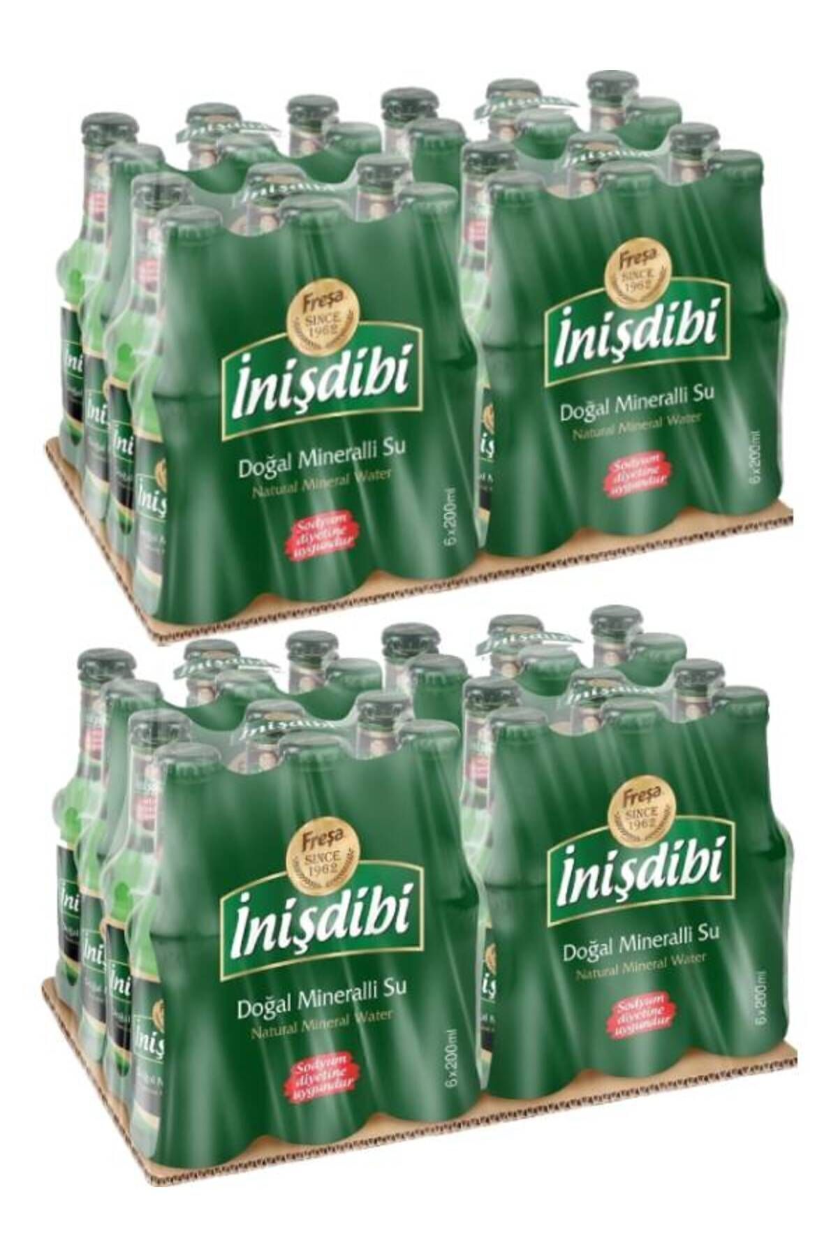 FREŞA Freşa Inişdibi Maden Suyu 200 ml x 2 Koli (48 Adet)