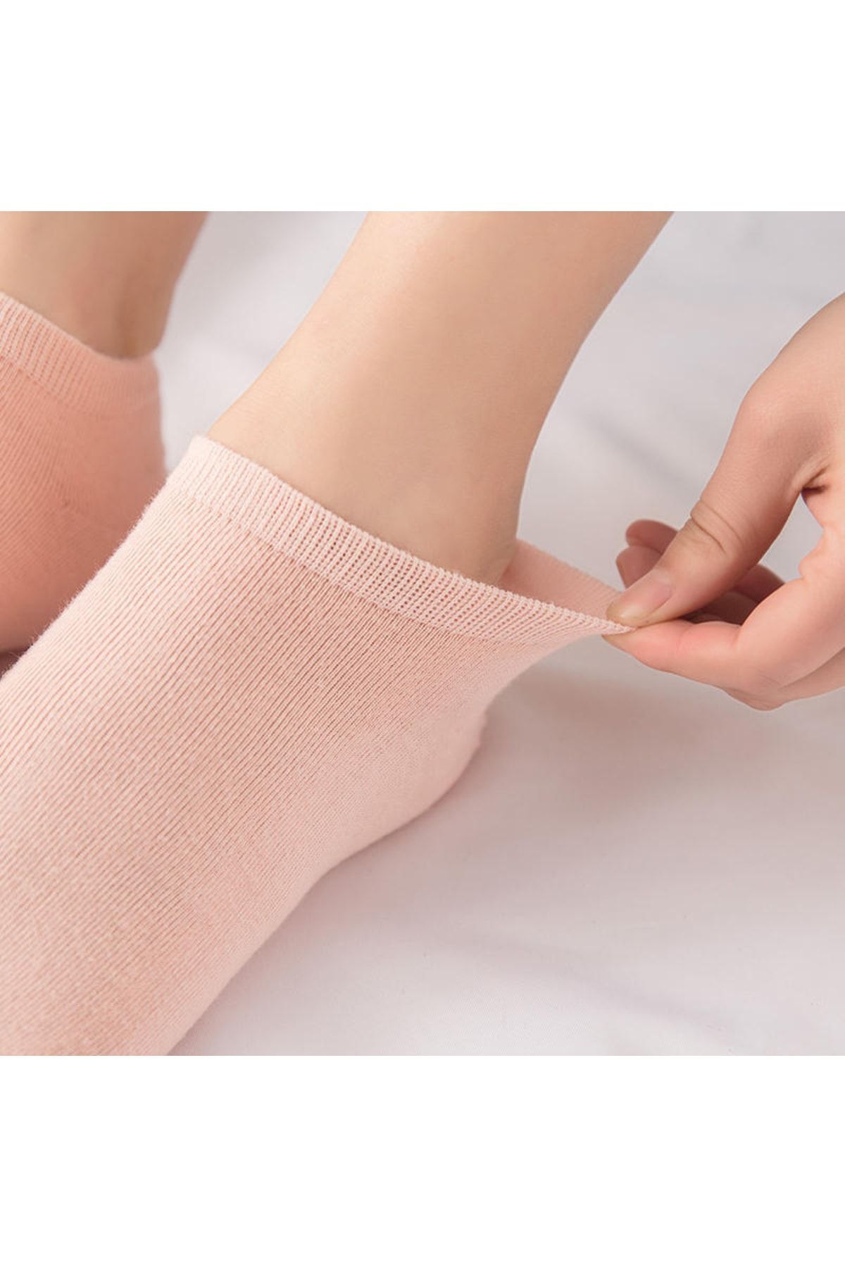8li Kadın Renkli Soft Renkli Patik Çorap