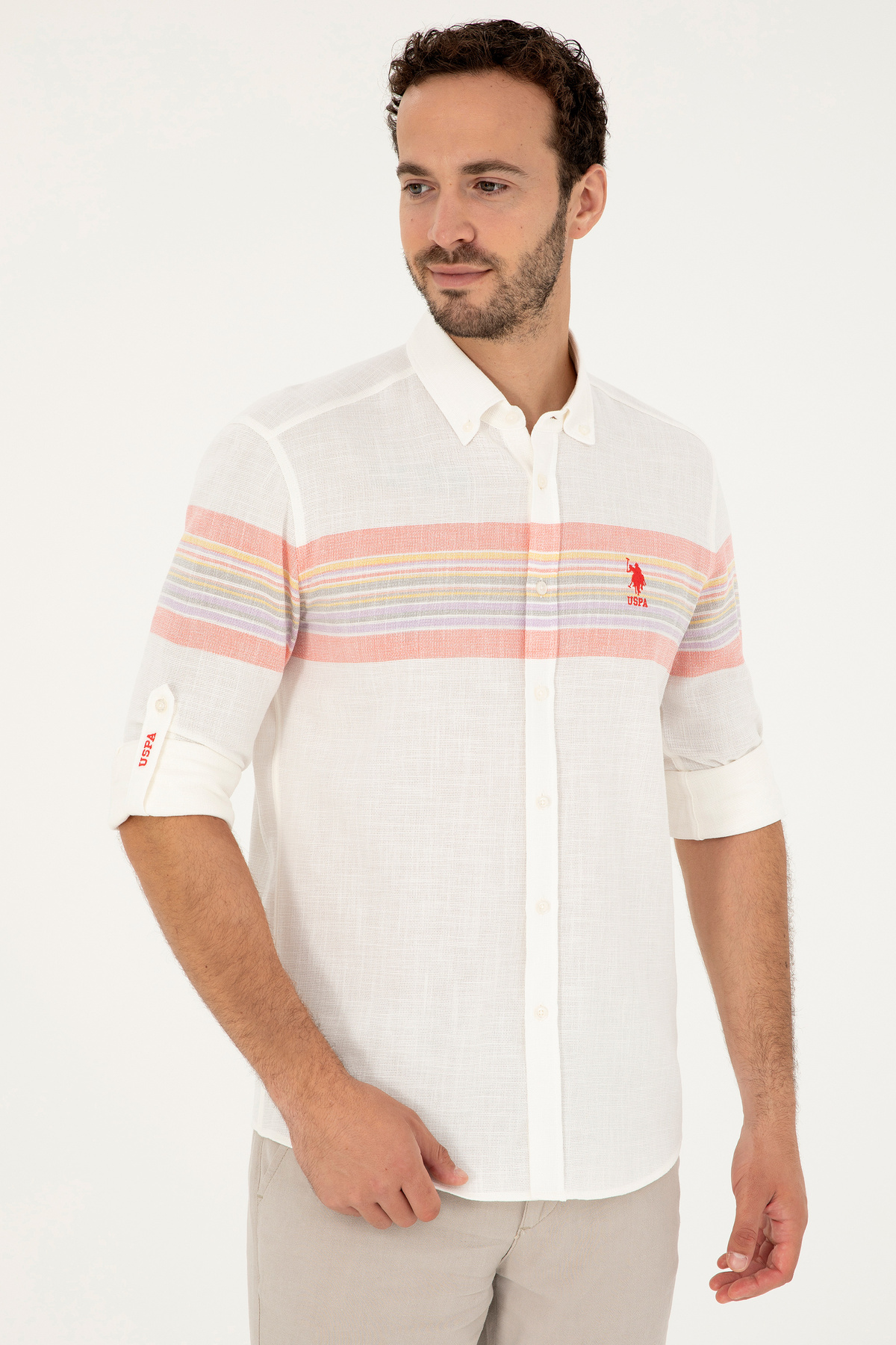 پیراهن مردانه یو اس پولو | 1026037 U.S. Polo Assn. - Image 3