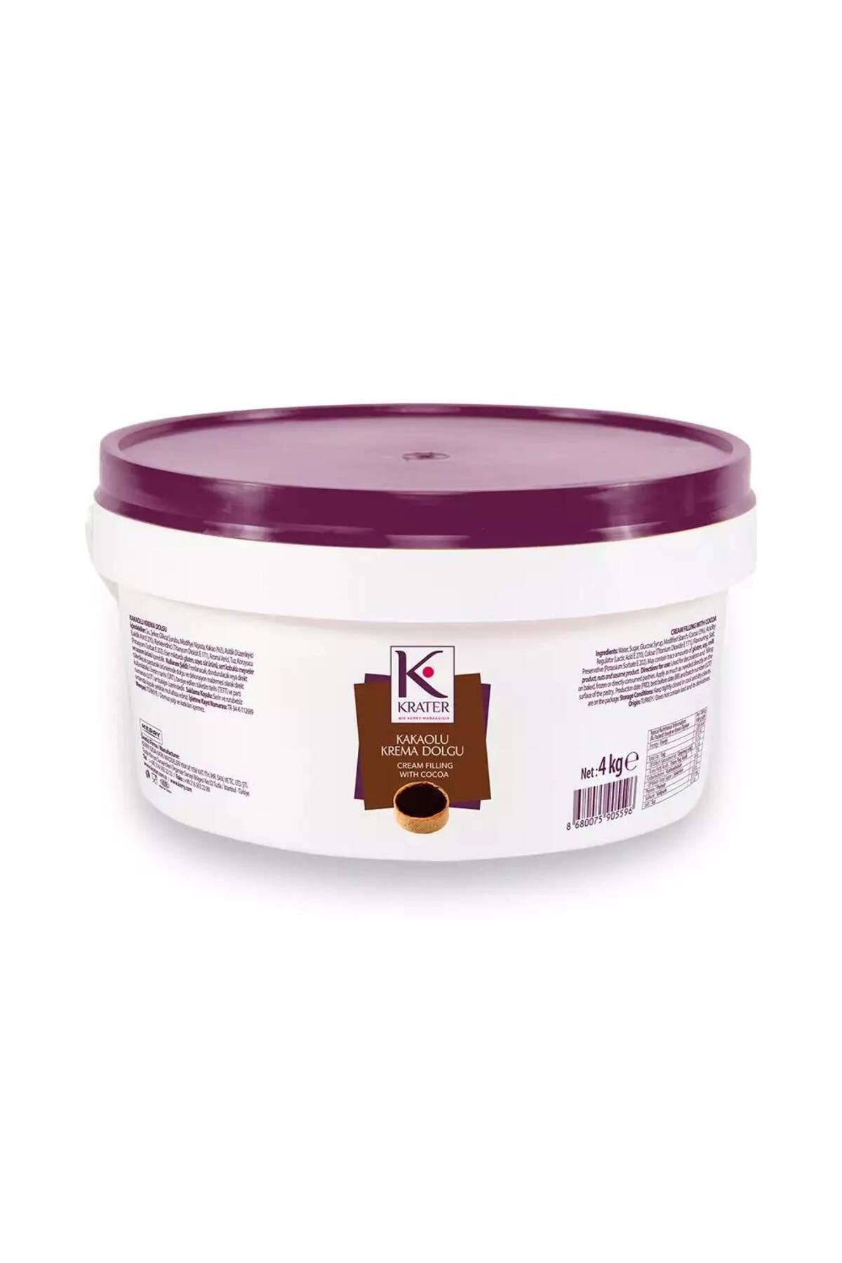 Krater Dolgu Kakaolu Krema 4 Kg