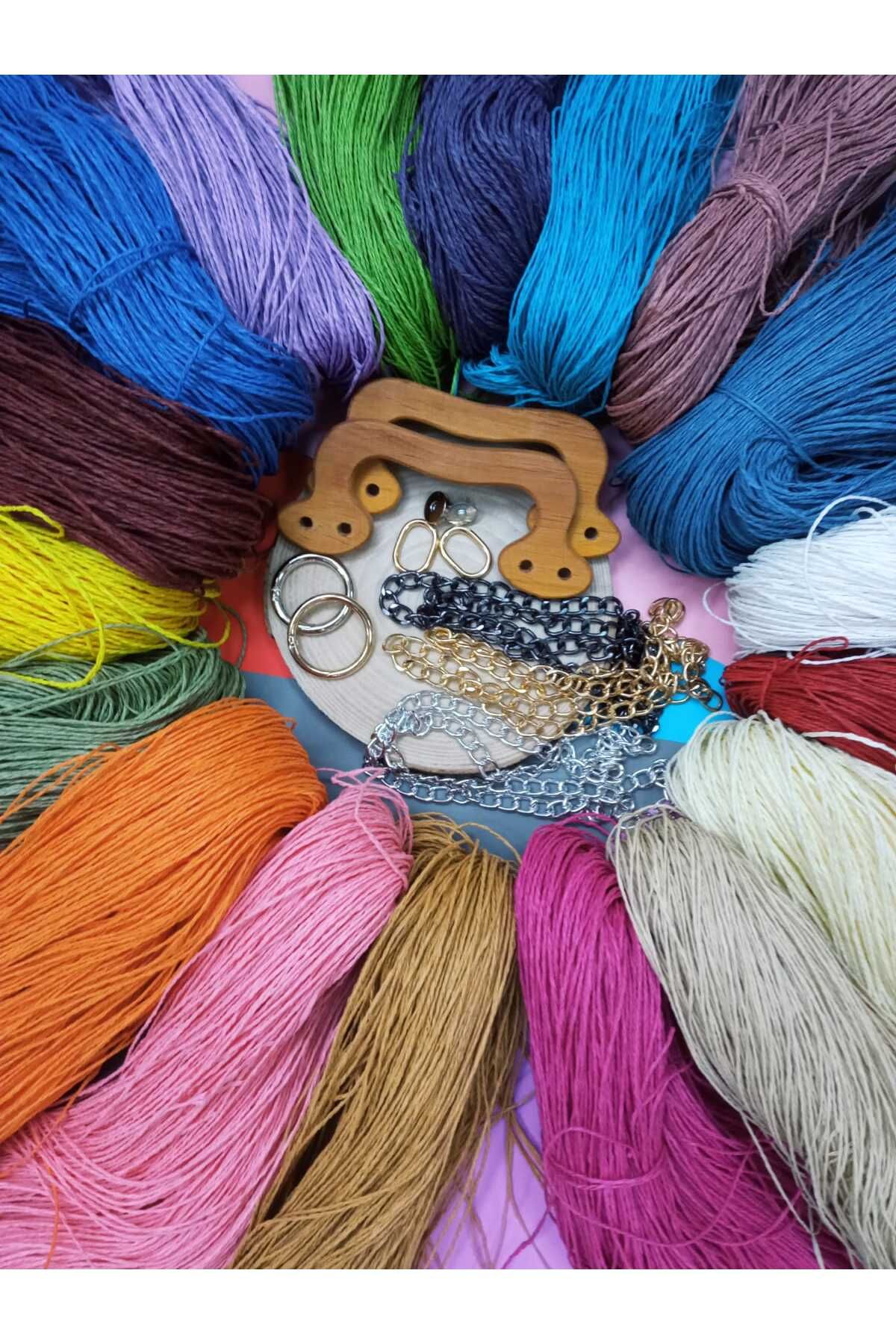 Yıldız Ticaret-YUMAK 50gr - Wrapped Ready to Sift Paper Thread 2