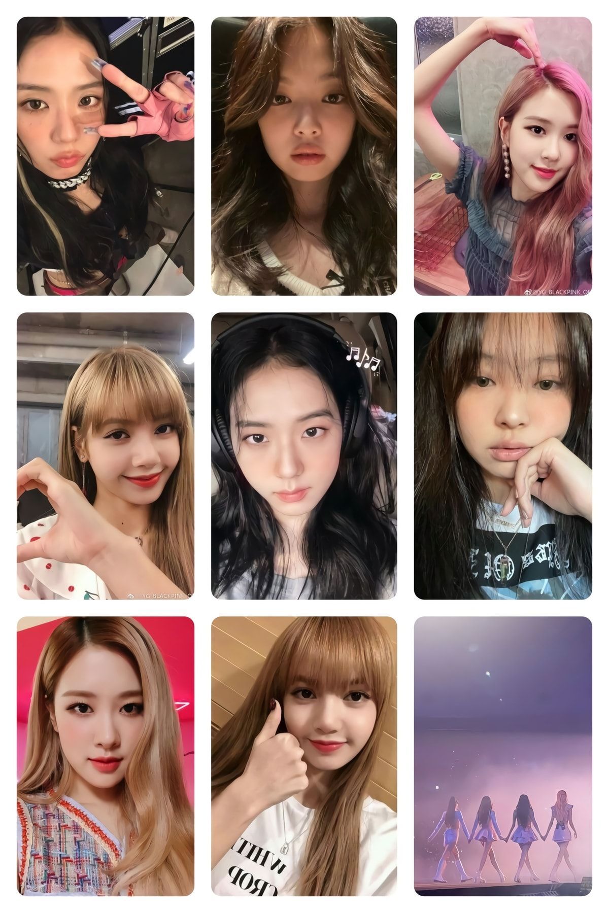 owl bag Black Pink 2 No -kpop- 9 Lu Fotokart Seti