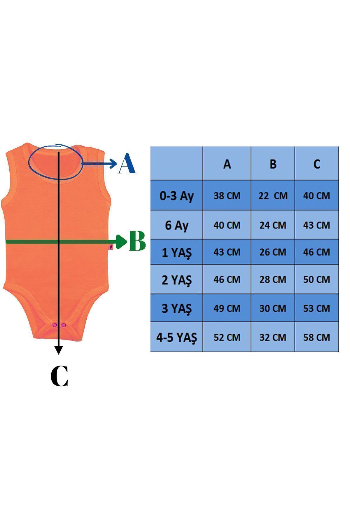 Netmodatasarım Body Zıbın 5' Li Büyük Beden Beyaz Zıbın %100 Pamuklu 1-5 Yaş Büyük Zıbın fotoğrafı 2 (önizleme)