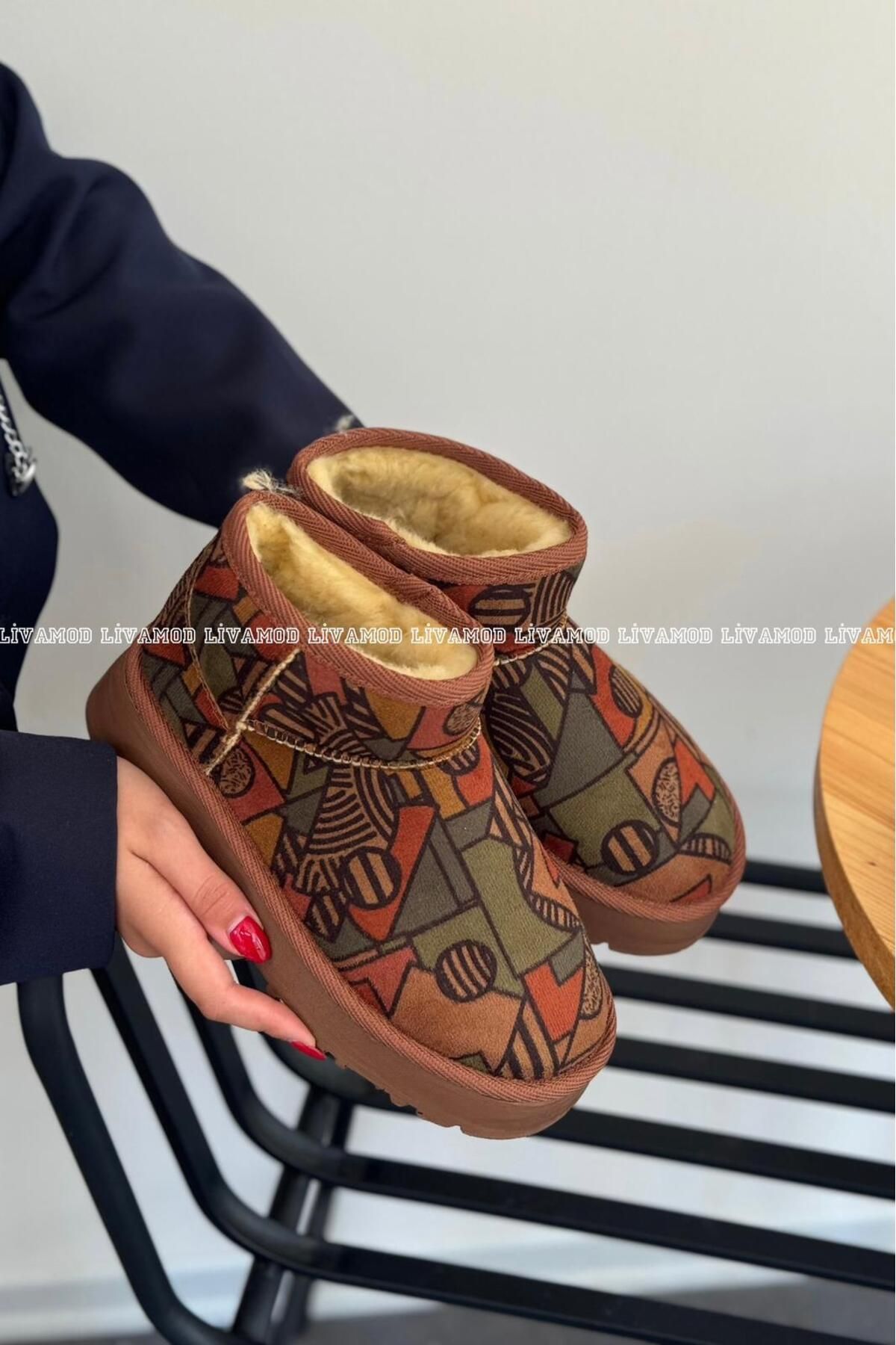 İncimoda-Mini semišové zimní boty na podrážce a botičky s kožešinou uvnitř 2