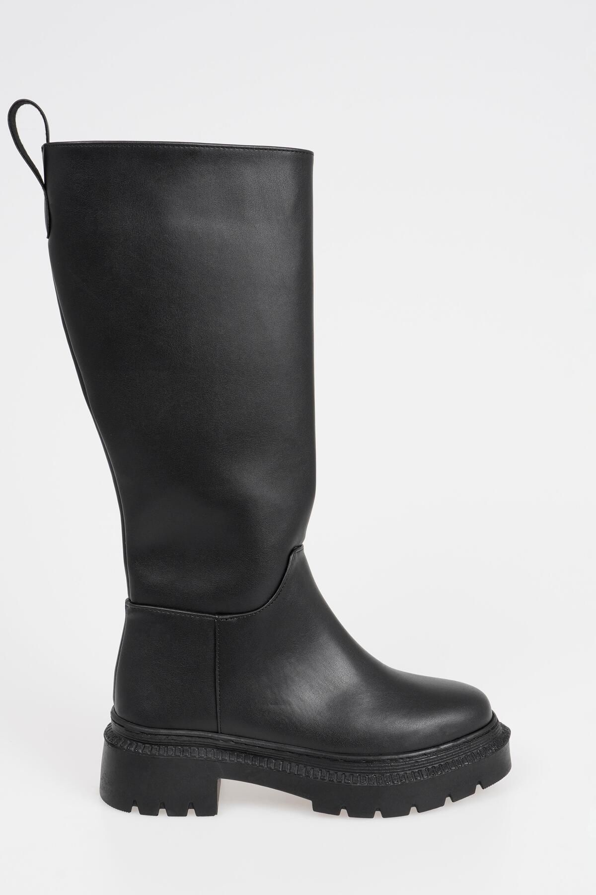 CZ London-Women's Laceless Thick Toe Sole Boots 2