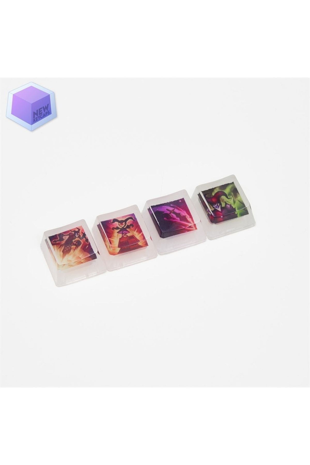 New Keycaps League Of Legends Lol Shaco Tuşları Q-w-e-r Mekanik Klavye ...